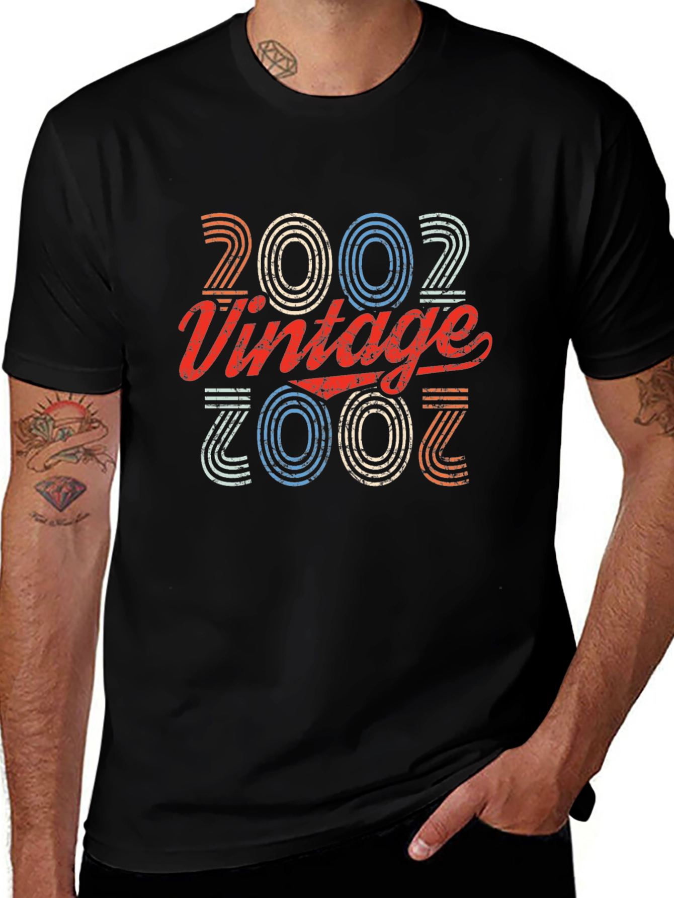 Variant 15 of Vintage 2002 Retro T-Shirt
