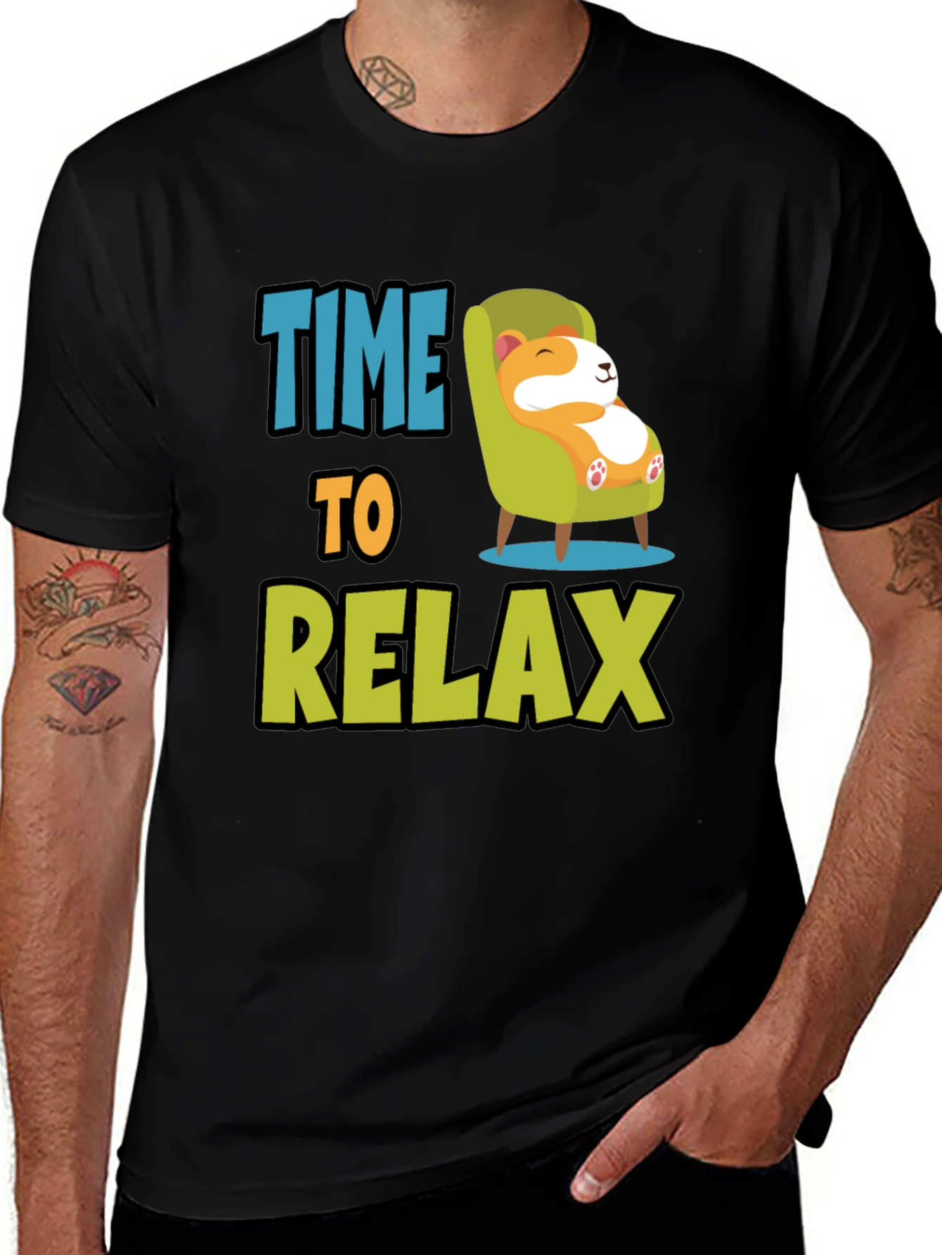Time to Relax T-Shirt - Cute Dog Design