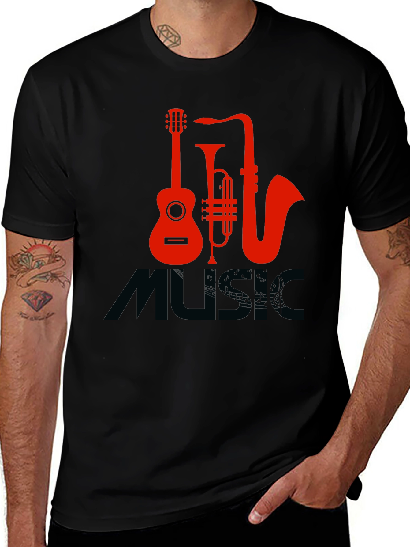 Variant 15 of Music Graphic T-Shirt