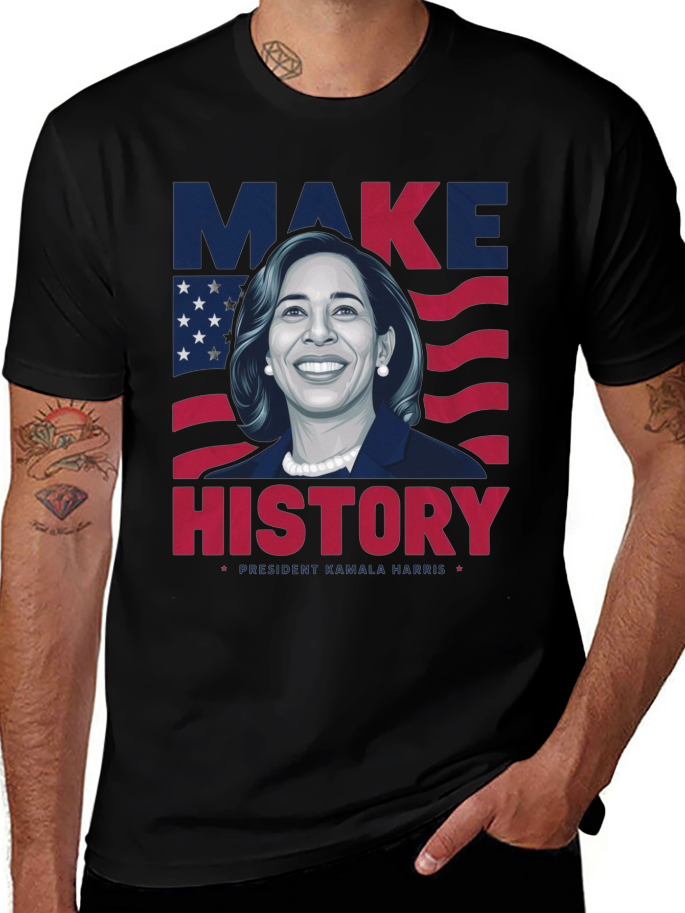Variant 24 of Make History Kamala Harris T-Shirt