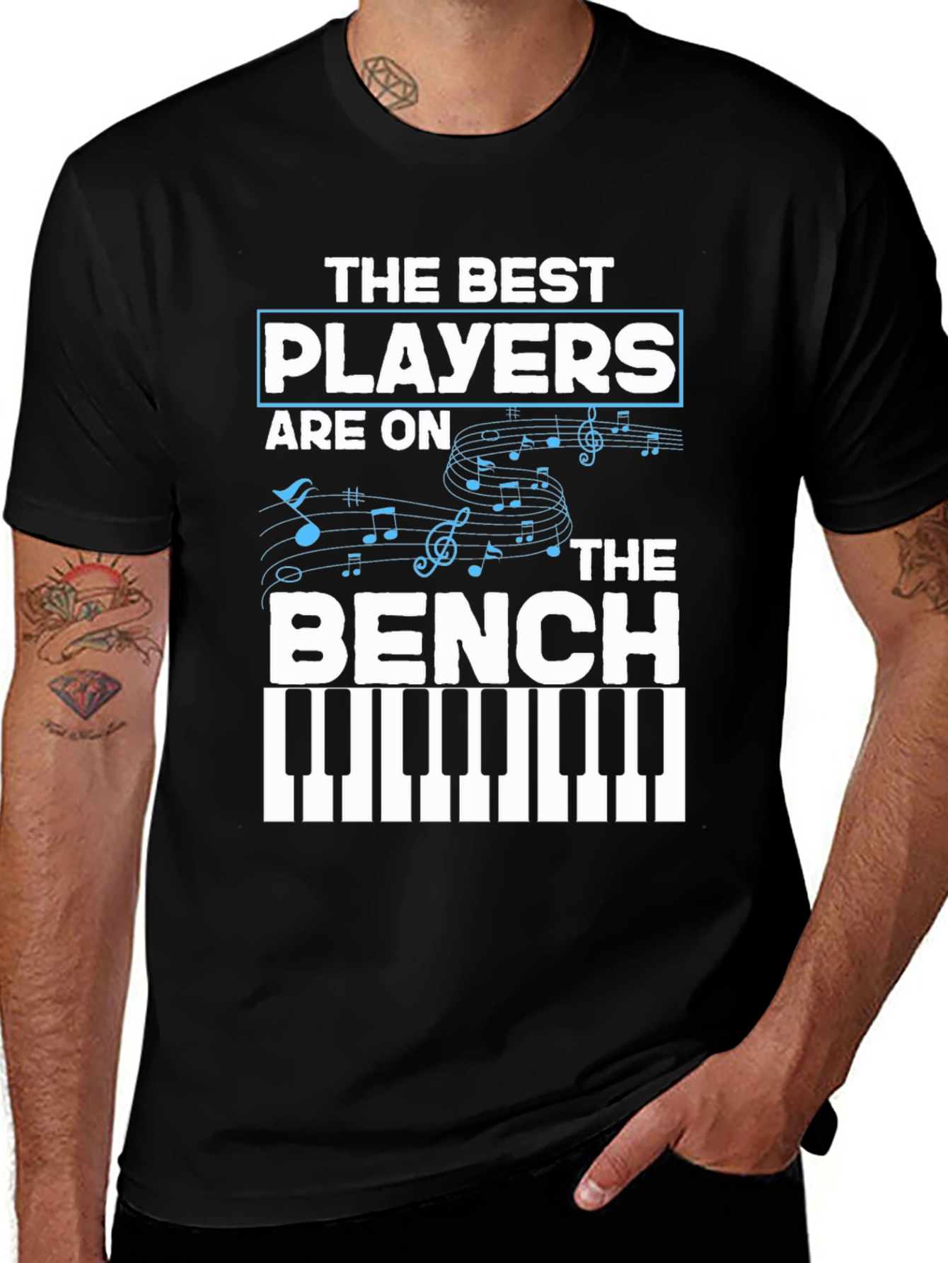 The Best Players are on the Bench T-Shirt - Music Design