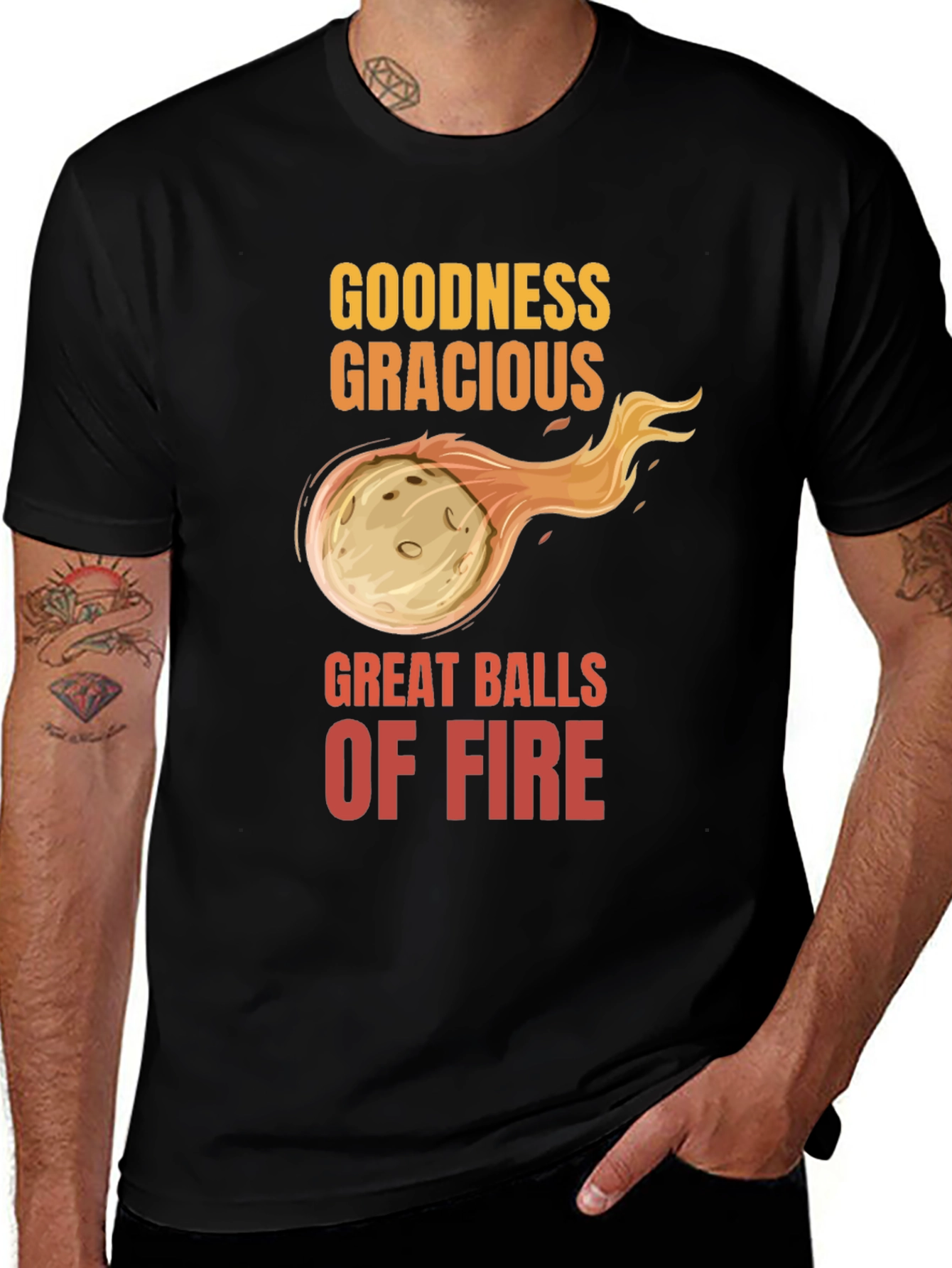 Variant 12 of Goodness Gracious Great Balls of Fire Graphic Tee