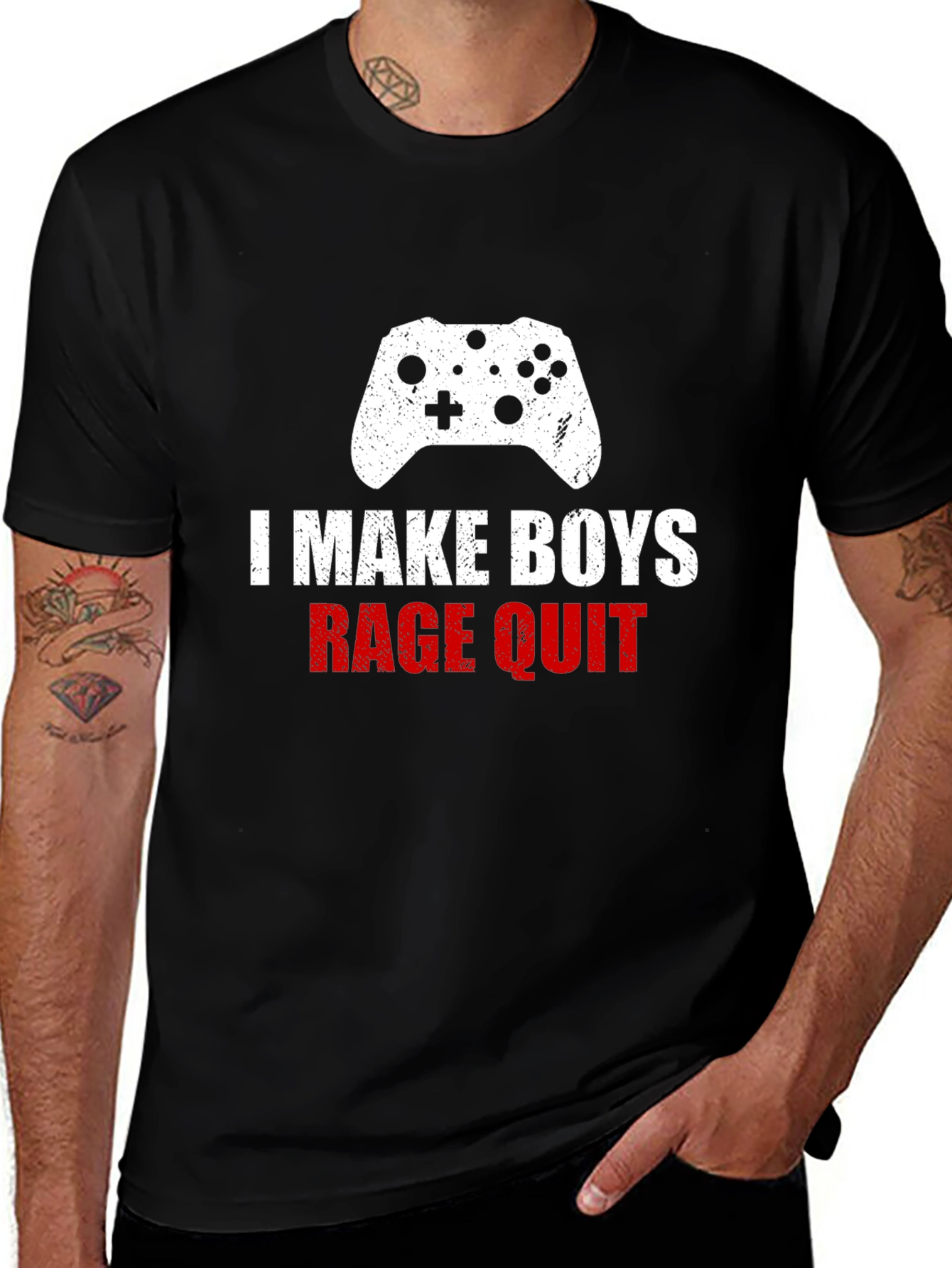 Variant 3 of I Make Boys Rage Quit Gaming T-Shirt