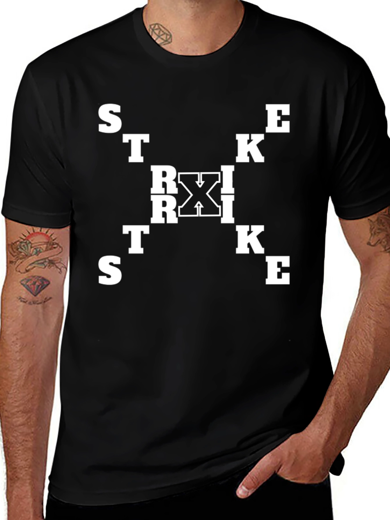 Variant 19 of Strike T-Shirt - Bold Graphic Tee