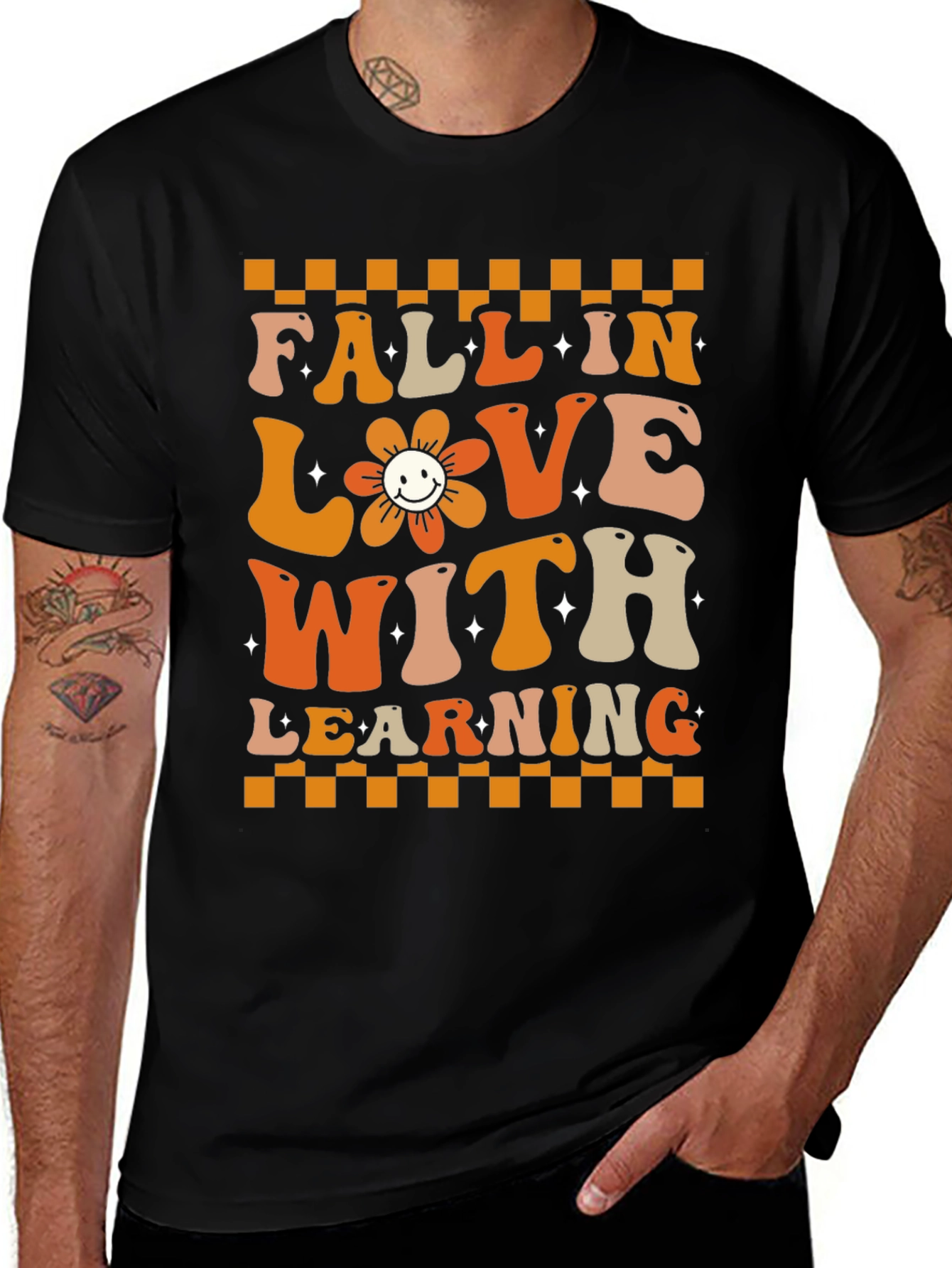 Variant 18 of Fall In Love With Learning Graphic Tee