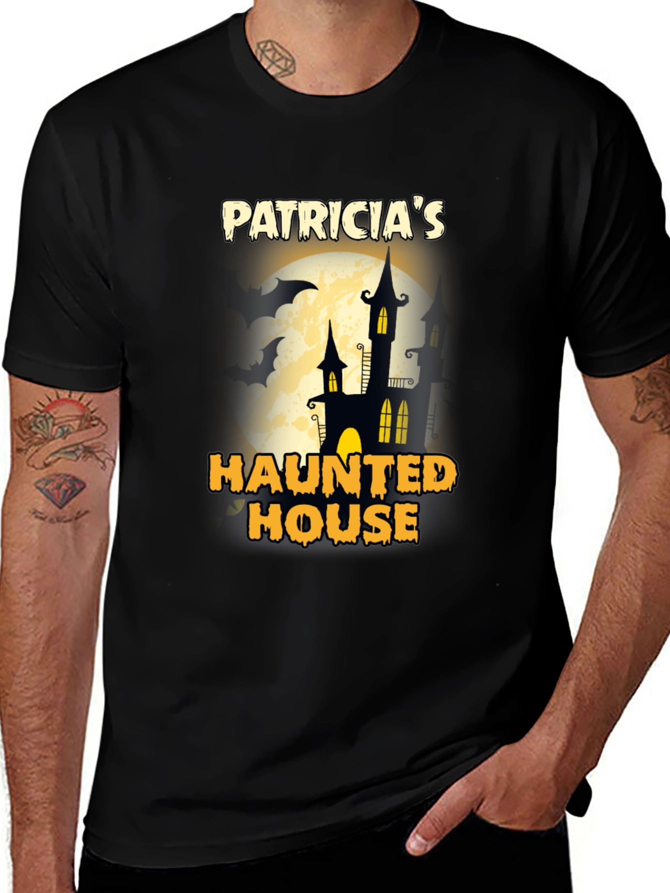 Patricia's Haunted House Graphic T-Shirt