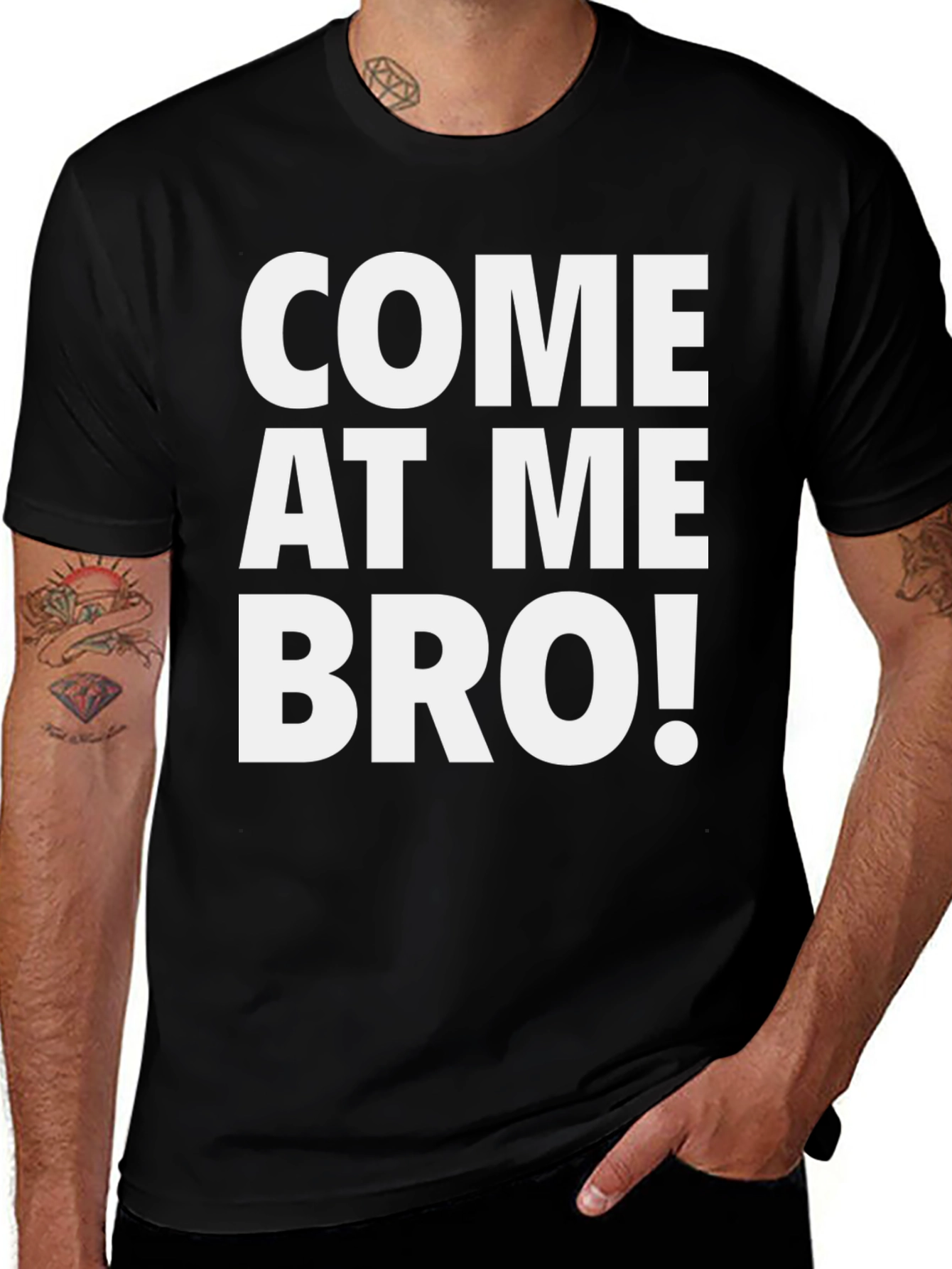 Variant 7 of Come At Me Bro! Graphic Tee