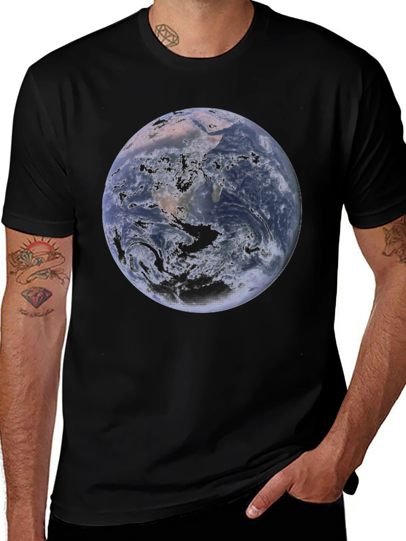 Earth Graphic Tee - Global Awareness Shirt