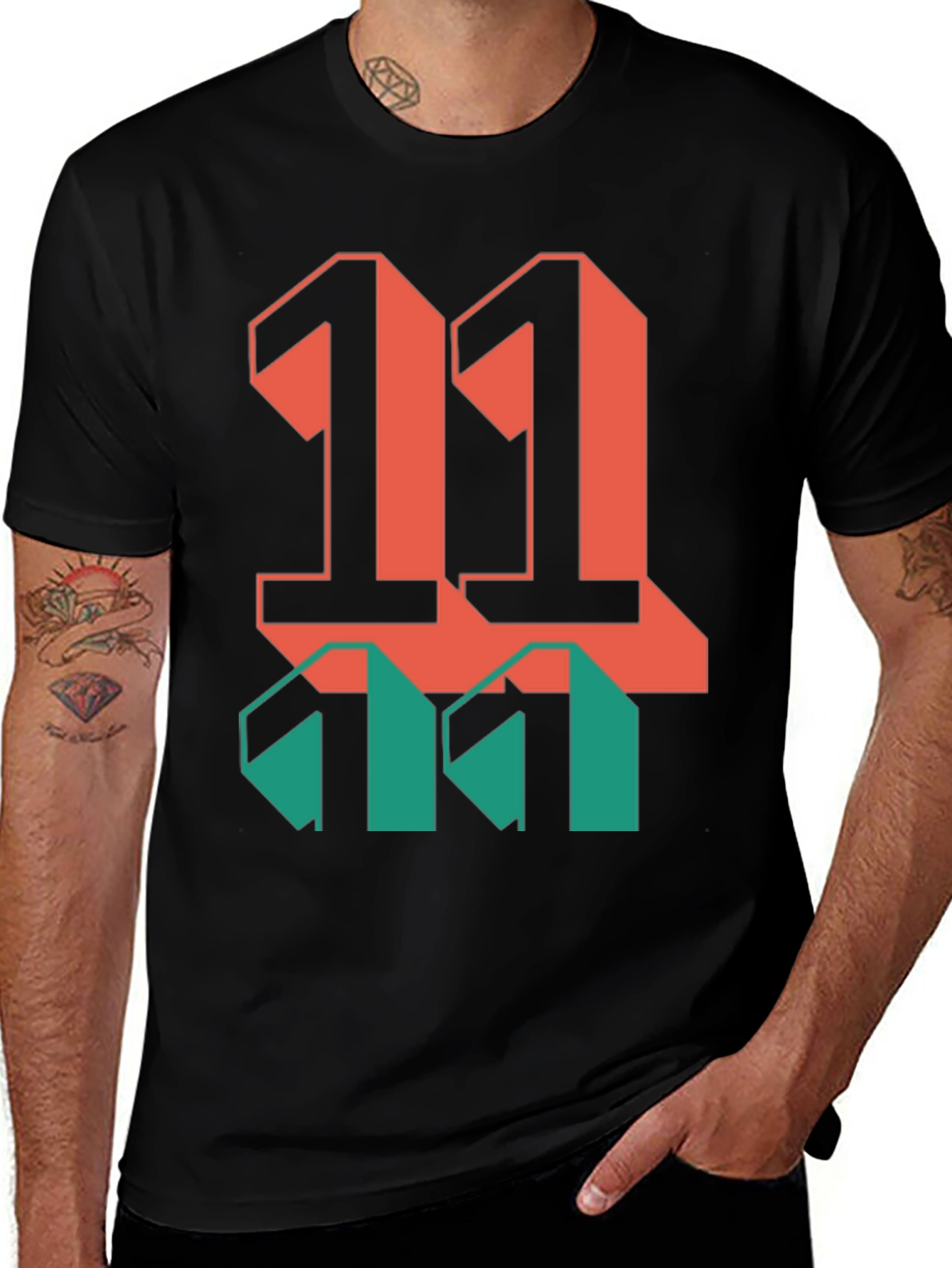 Variant 16 of Bold Graphic T-Shirt: Retro 11 Design