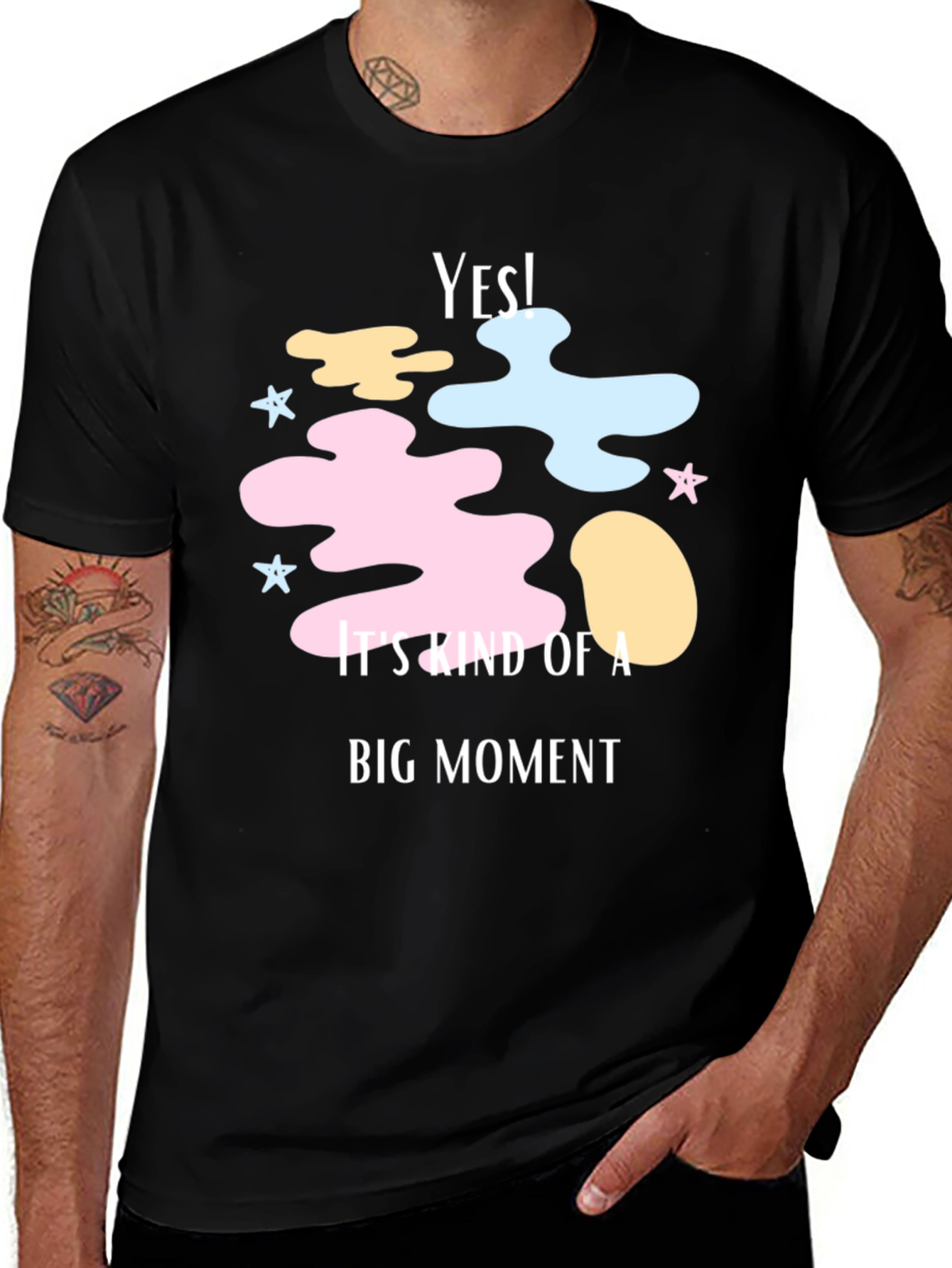 Variant 2 of Yes! Big Moment Graphic Tee - Soft Cotton Blend