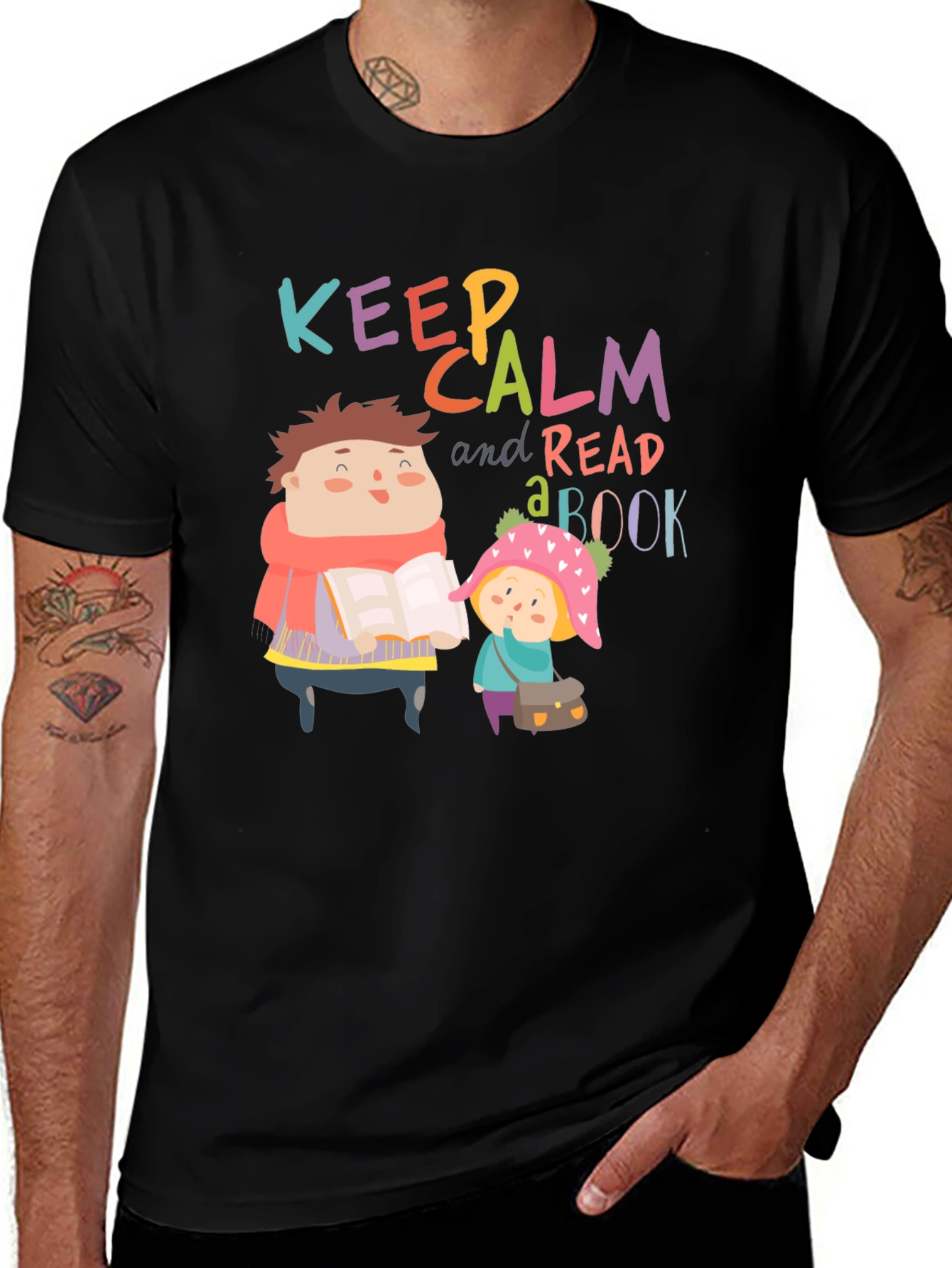 Variant 8 of Keep Calm Read a Book T-Shirt