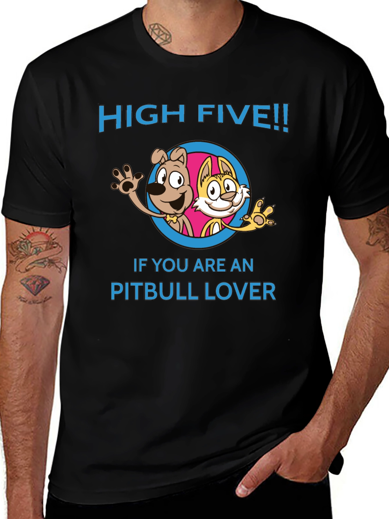 Variant 16 of High Five Pitbull Lover T-Shirt
