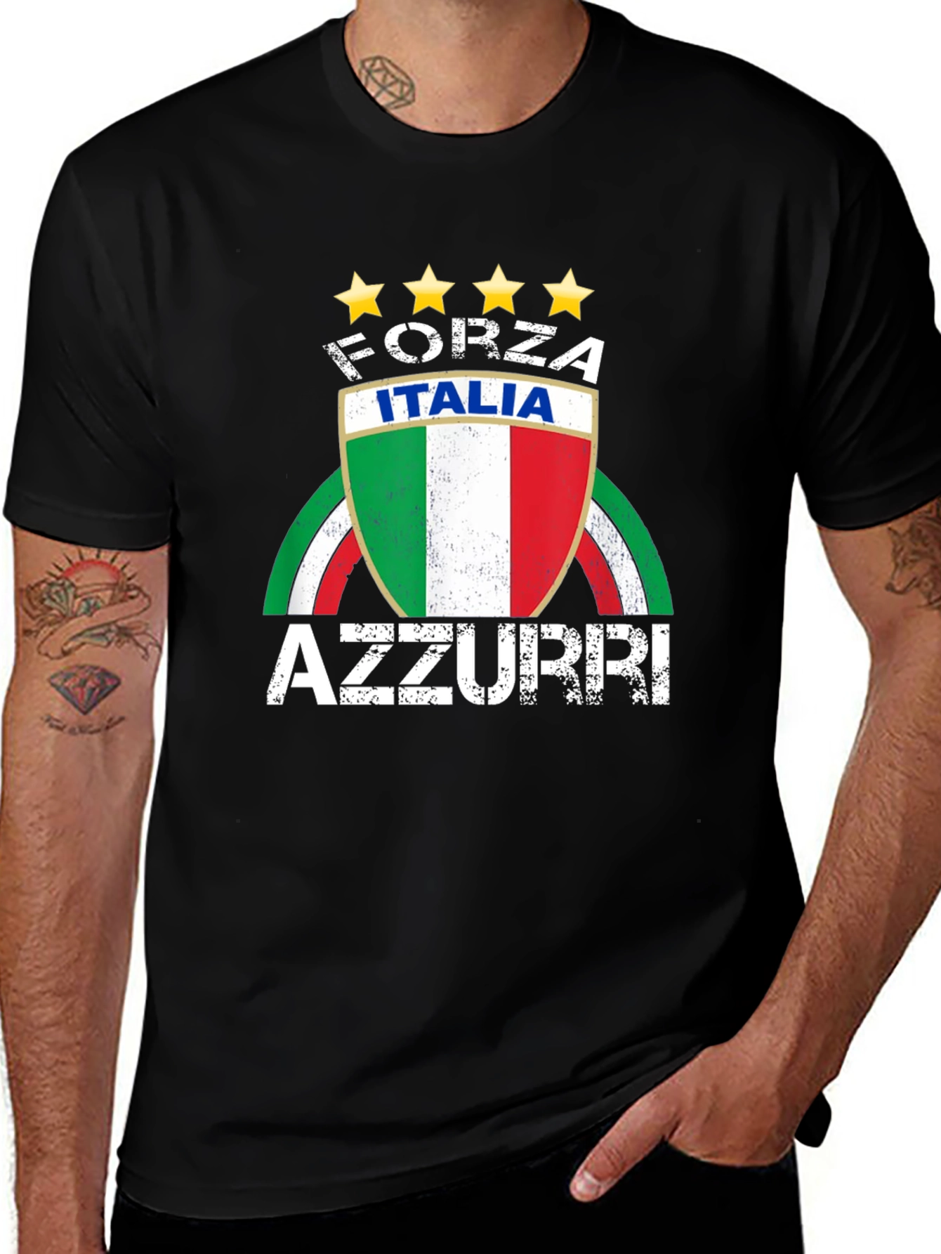 Forza Italia Azzurri T-Shirt - Italian Soccer Pride!