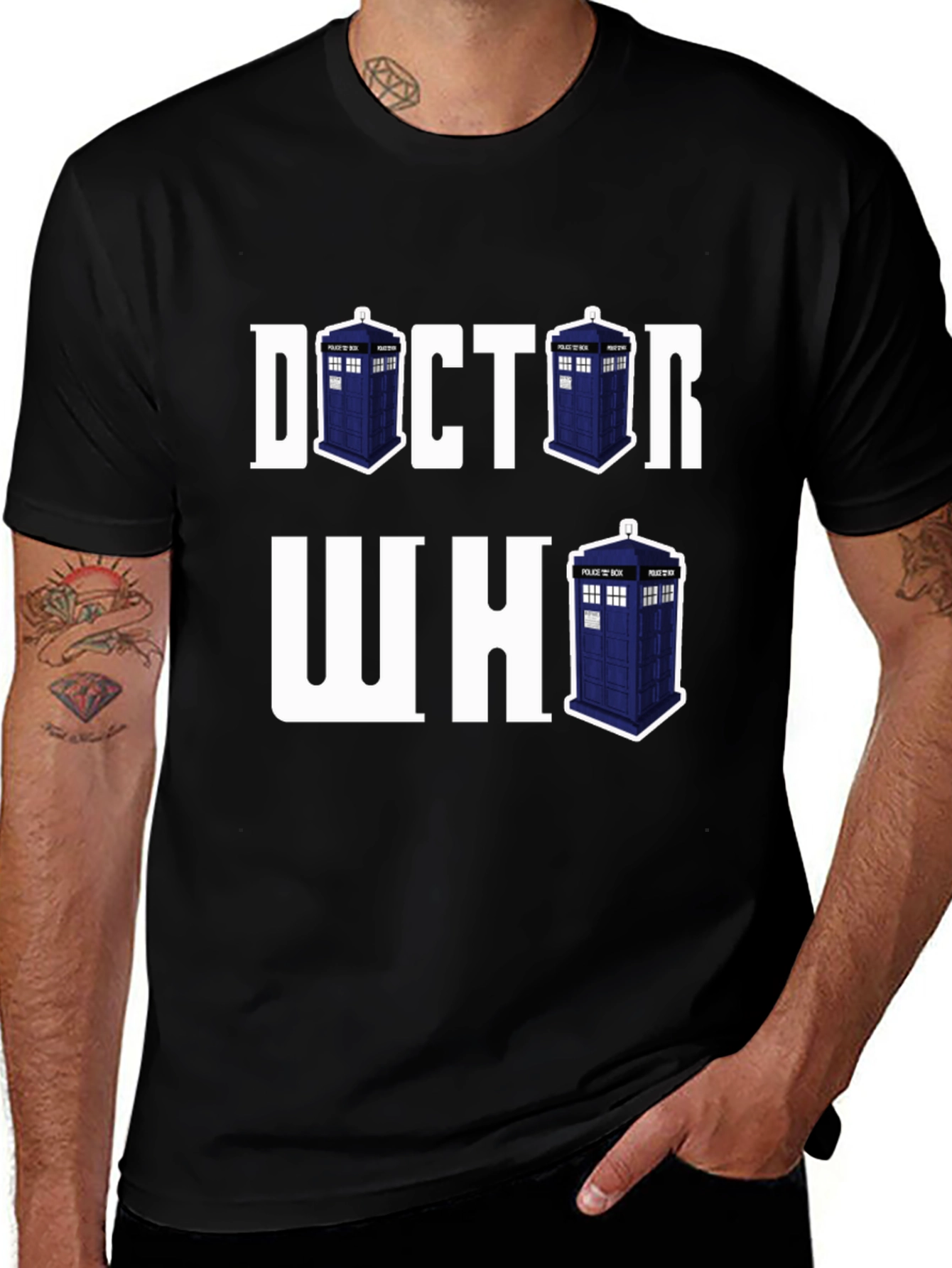 Doctor Who TARDIS Graphic Tee