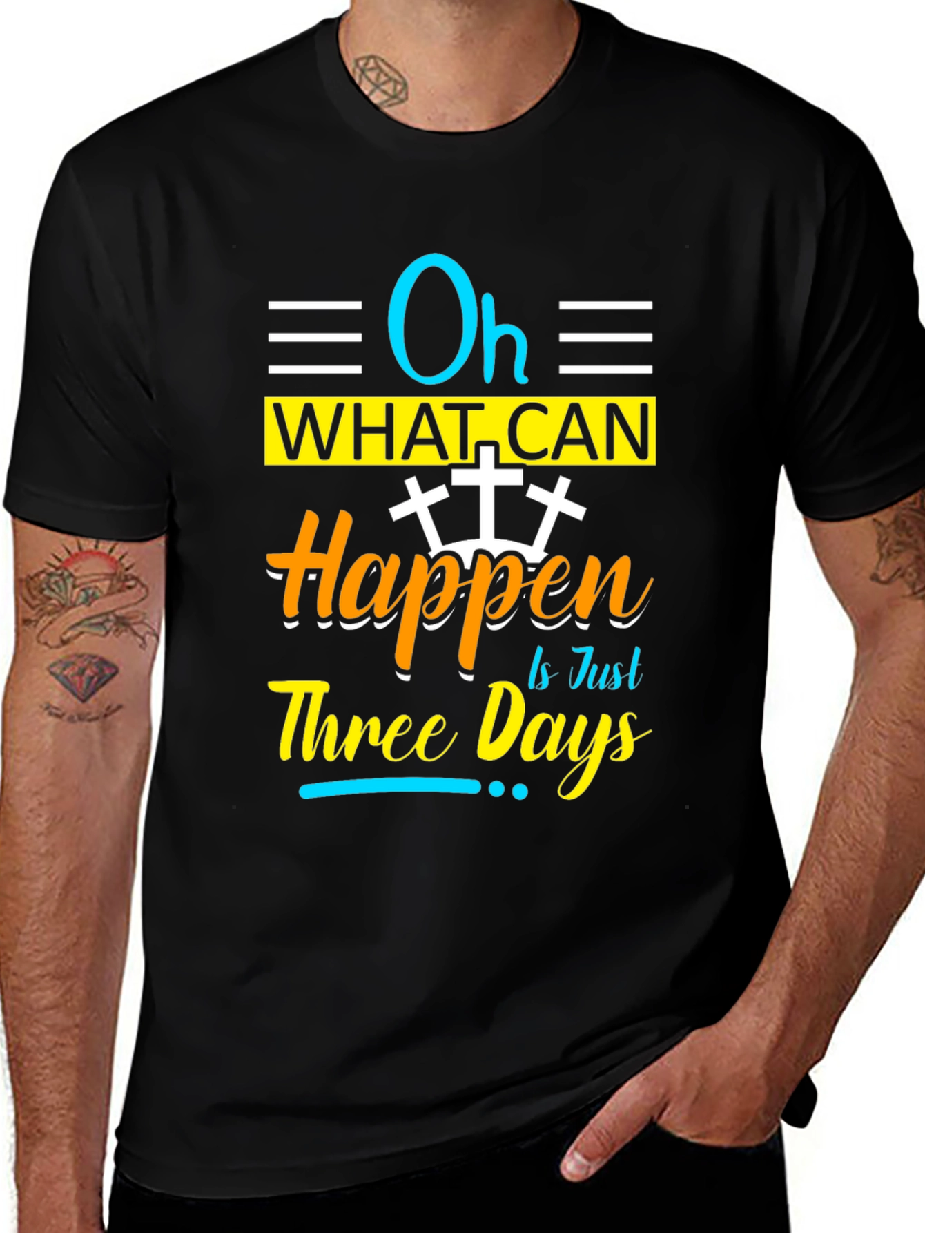 Variant 4 of Oh What Can Happen in Just Three Days T-Shirt
