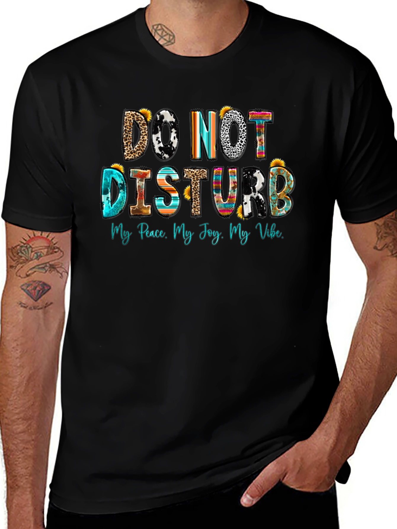 Variant 9 of Do Not Disturb Graphic Tee - Relaxed Vibe