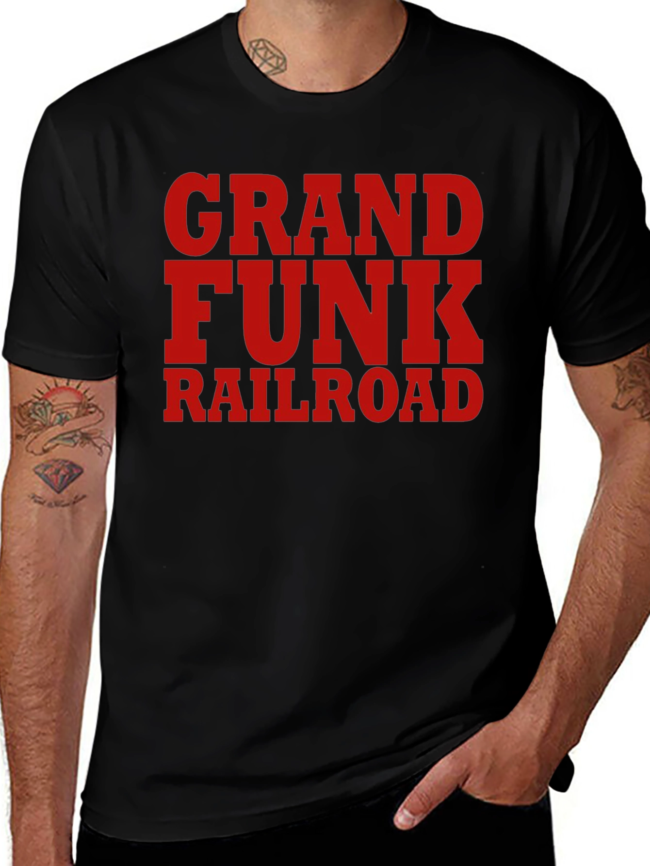 Grand Funk Railroad Black T-Shirt