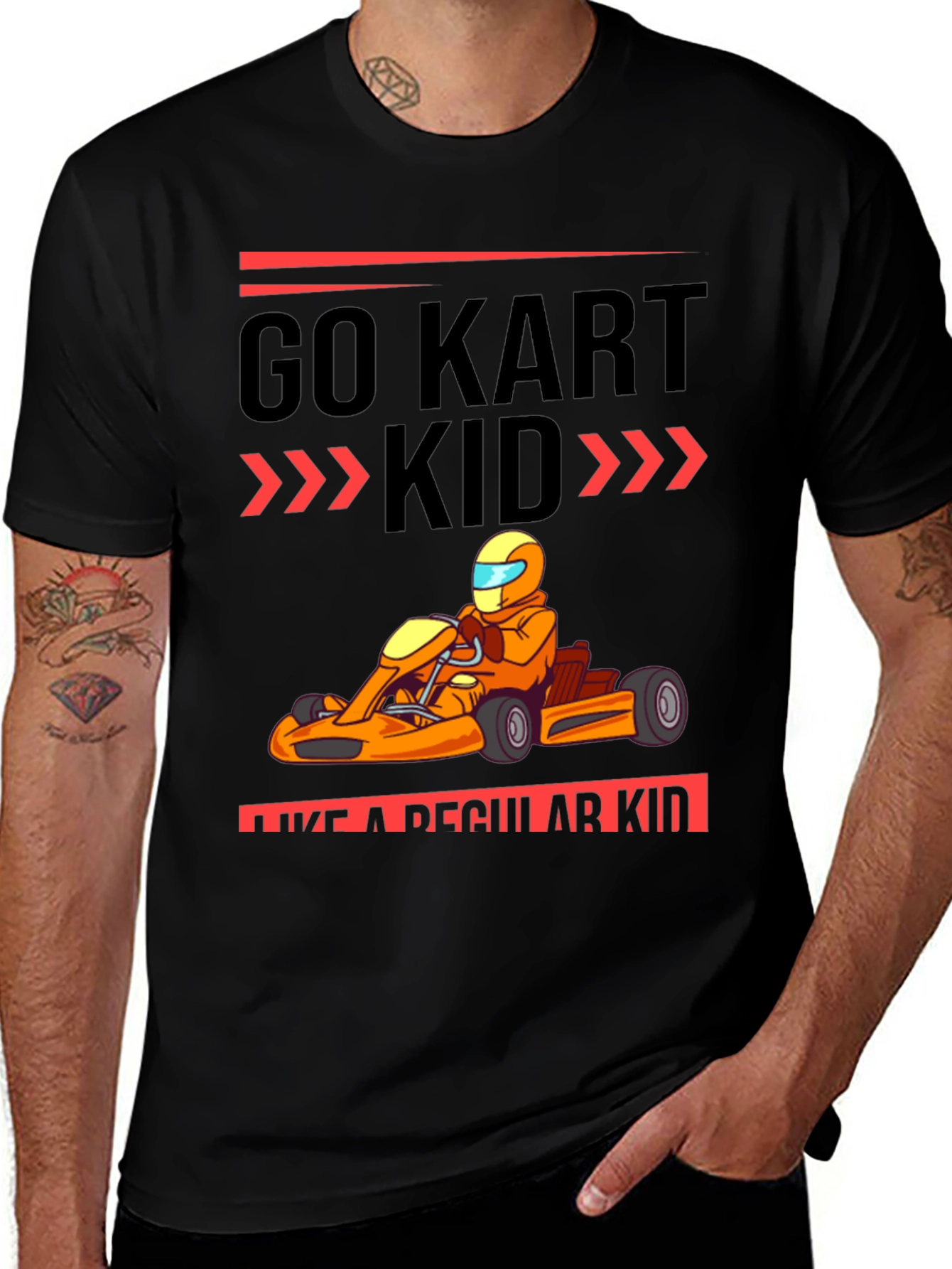 Variant 5 of Go Kart Kid T-Shirt - Racing Fun