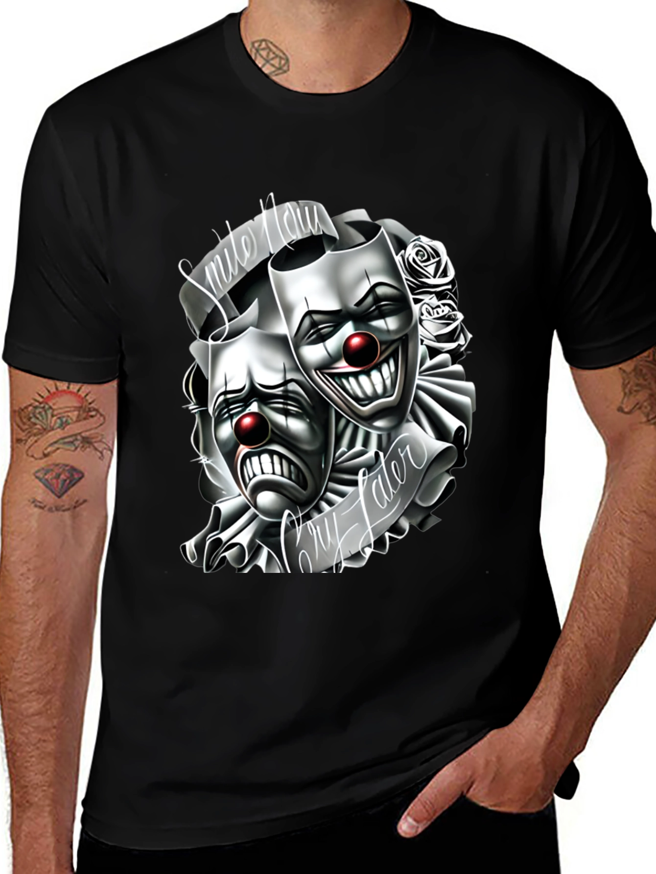 Variant 9 of Smile Now Cry Later Clown T-Shirt