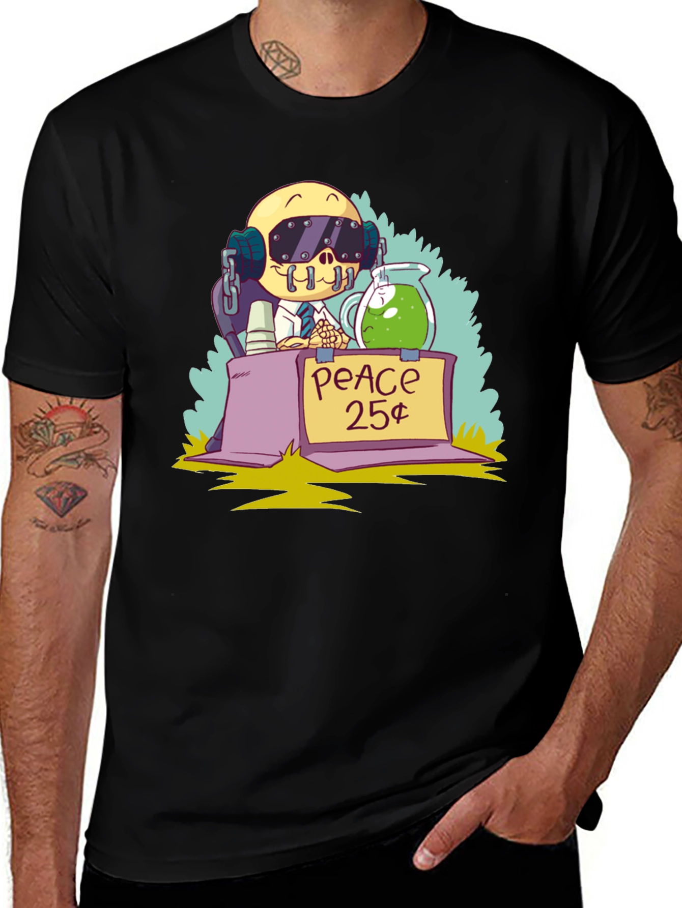 Variant 7 of Peace for 25¢ T-Shirt