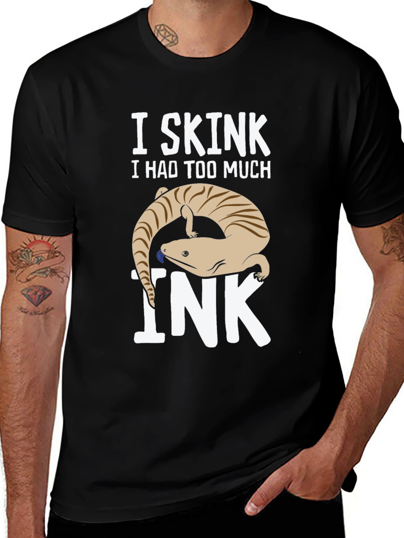 Variant 27 of I Skink I Had Too Much Ink T-Shirt