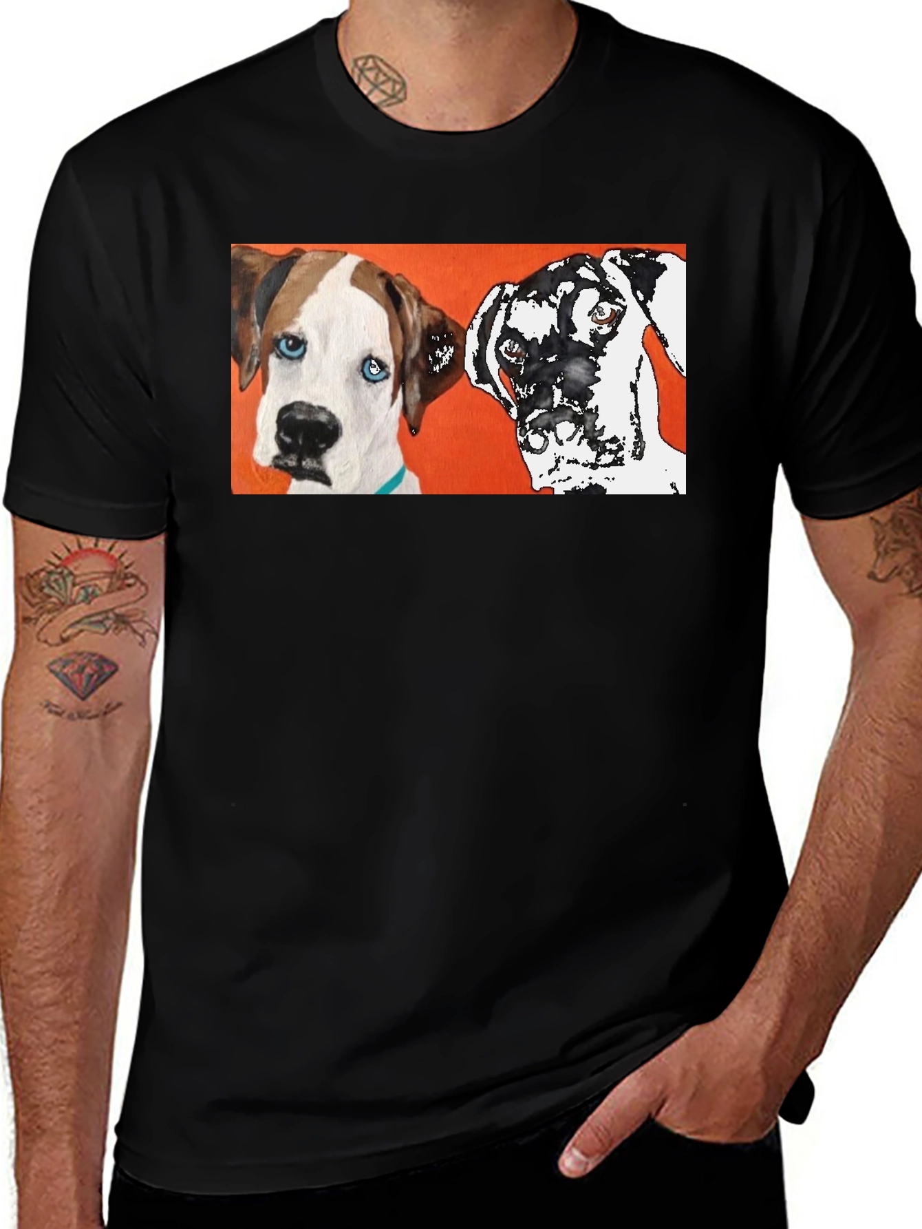 Variant 23 of Dog Portrait Graphic T-Shirt