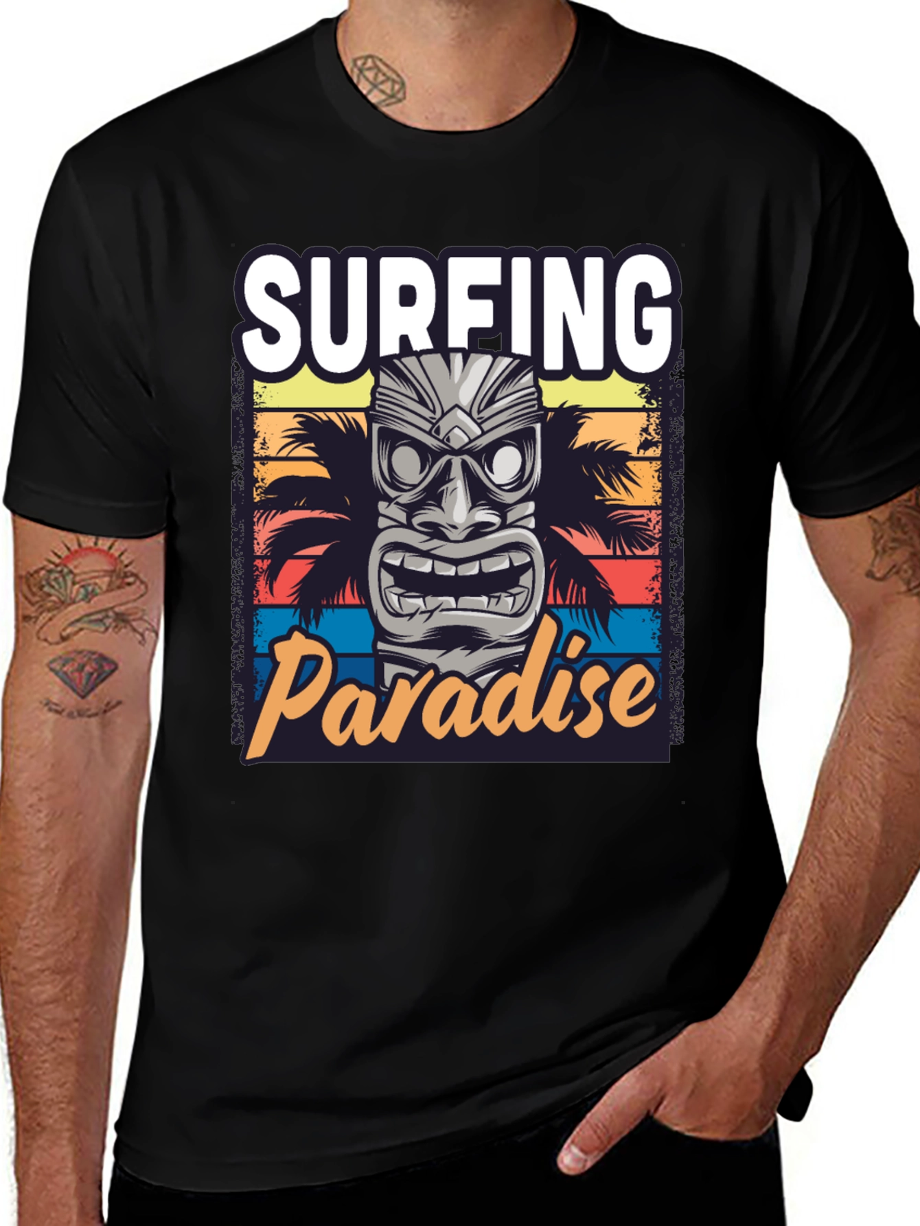 Surfing Paradise Graphic Tee - Island Vibes