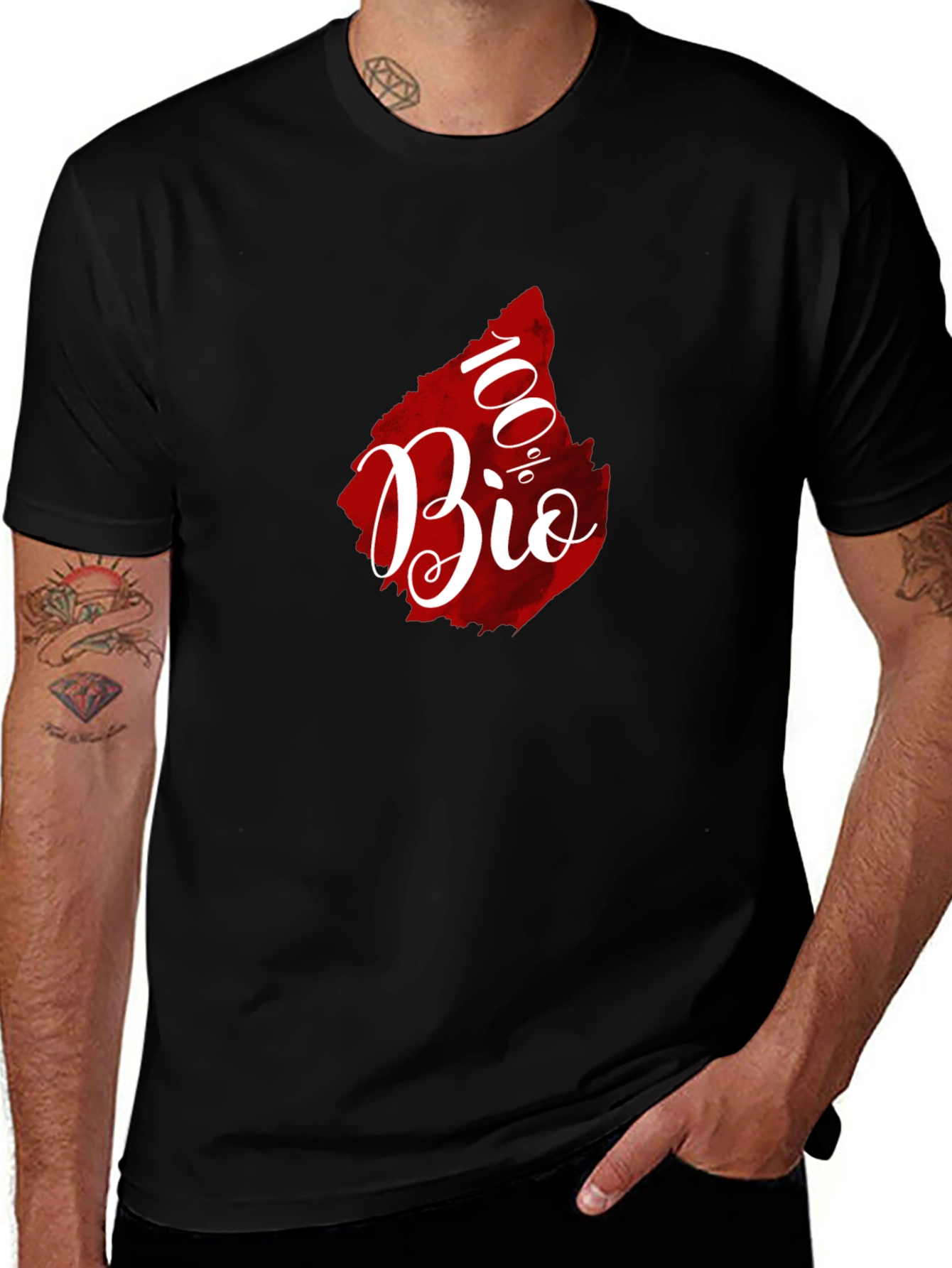 Variant 30 of 100% Bio Graphic Tee - Organic Lifestyle Shirt