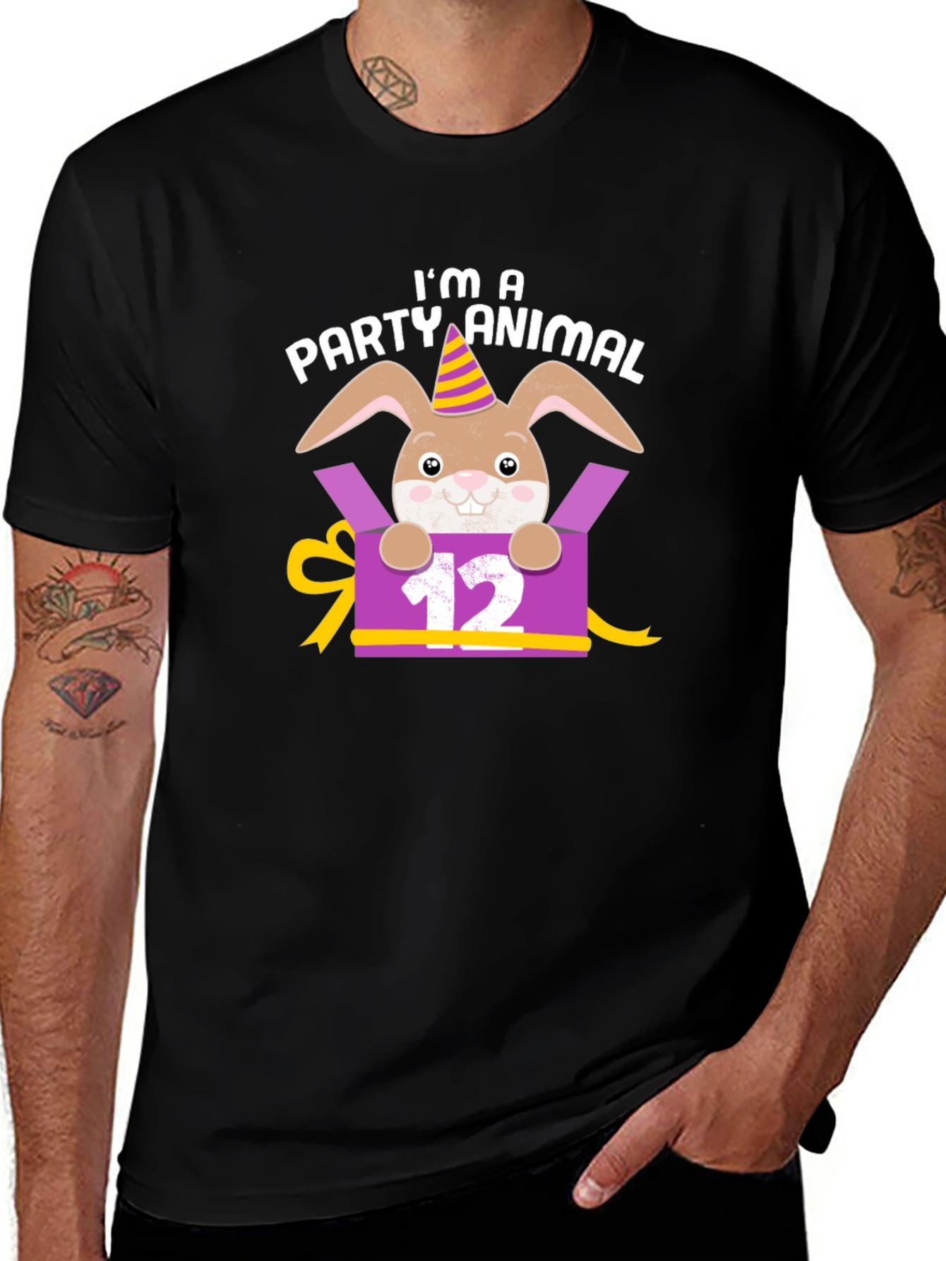 Variant 5 of Party Animal Bunny T-Shirt