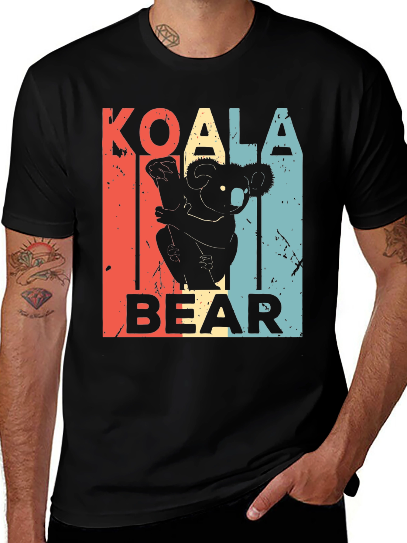 Retro Koala Bear Graphic T-Shirt