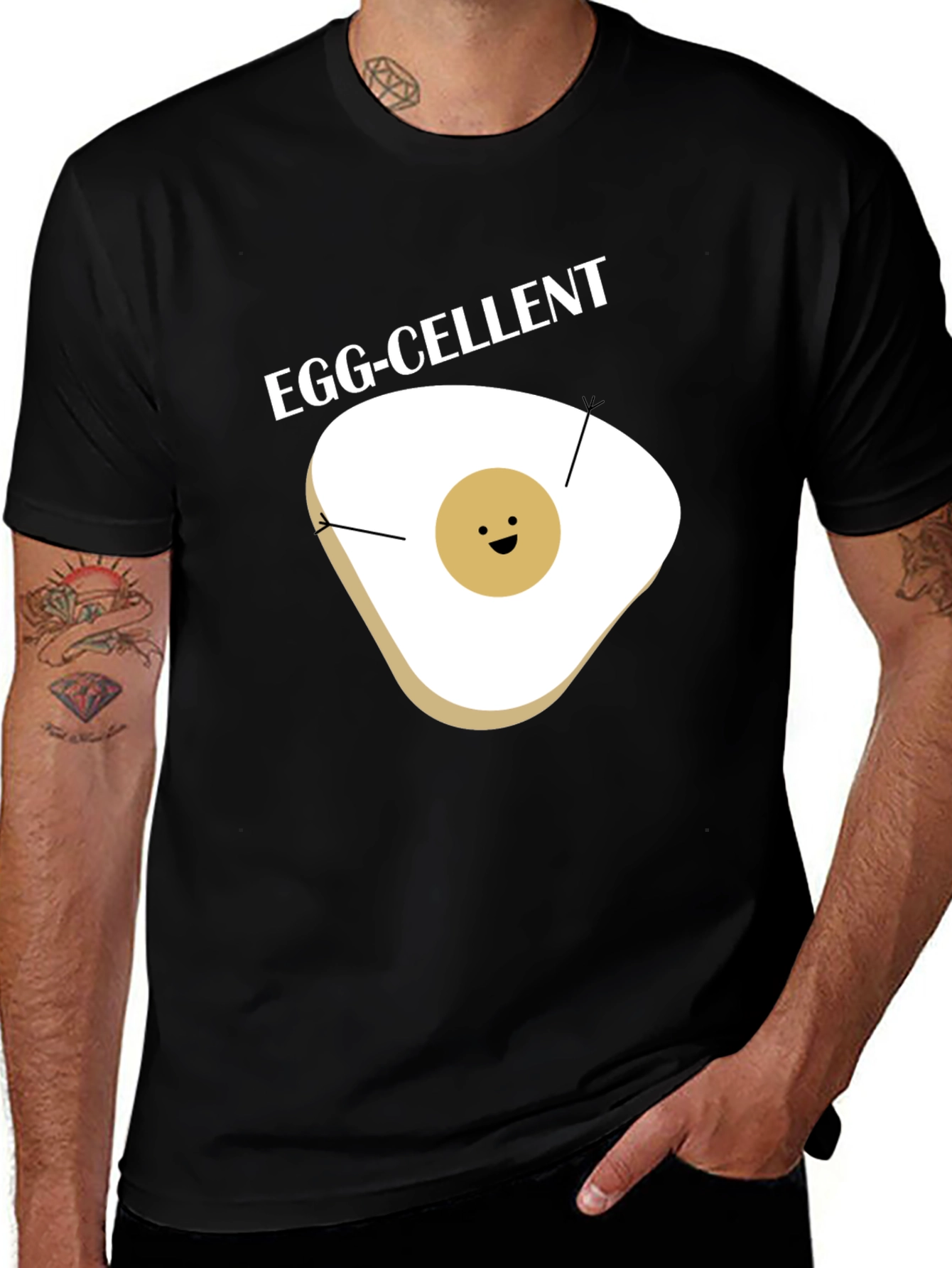 Variant 22 of Egg-cellent T-Shirt: Funny Foodie Tee