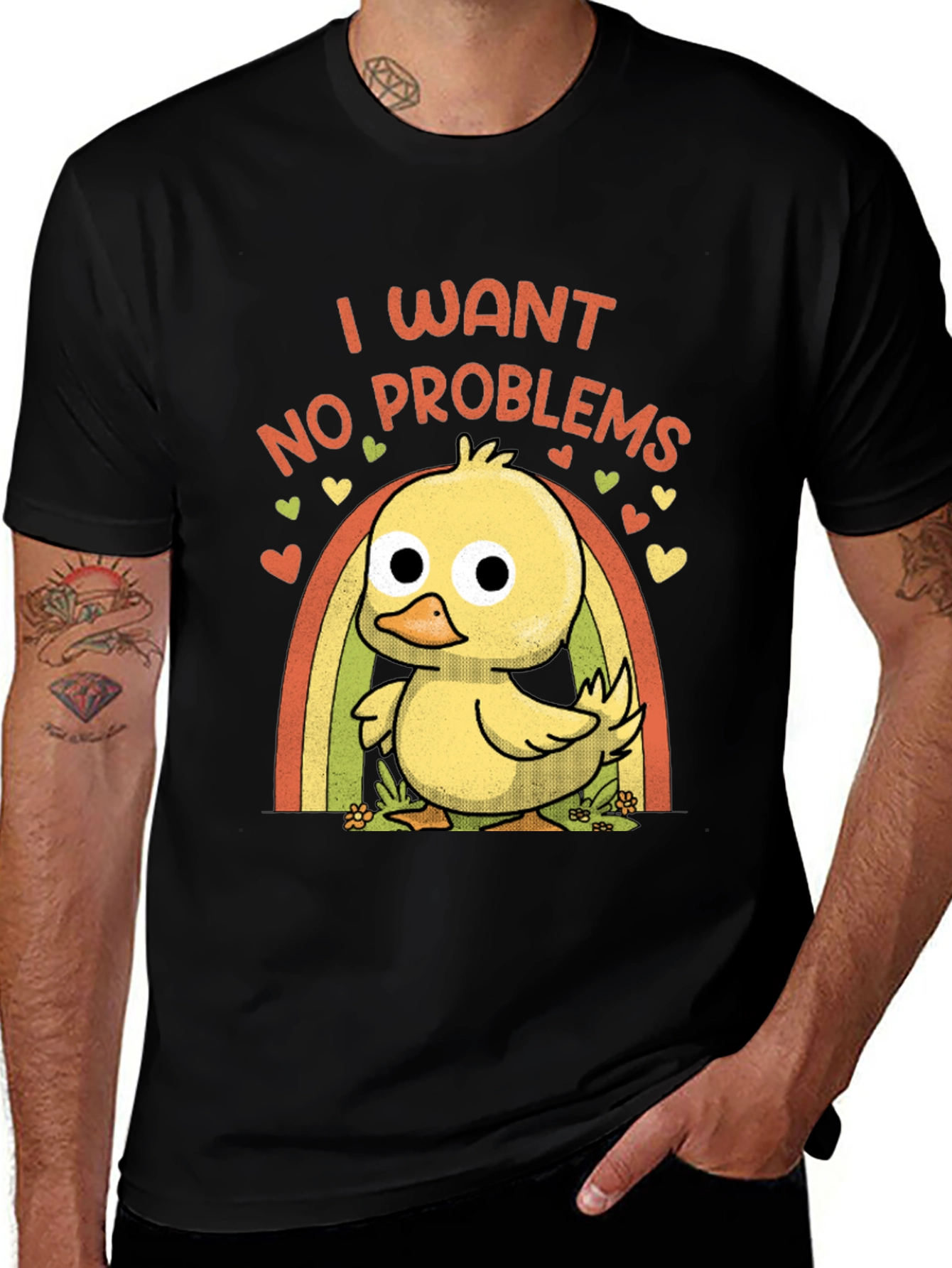 Variant 14 of I Want No Problems Duck T-Shirt