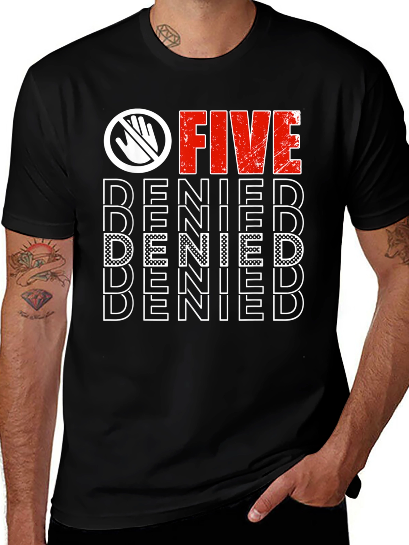 Variant 28 of Five Denied Graphic T-Shirt