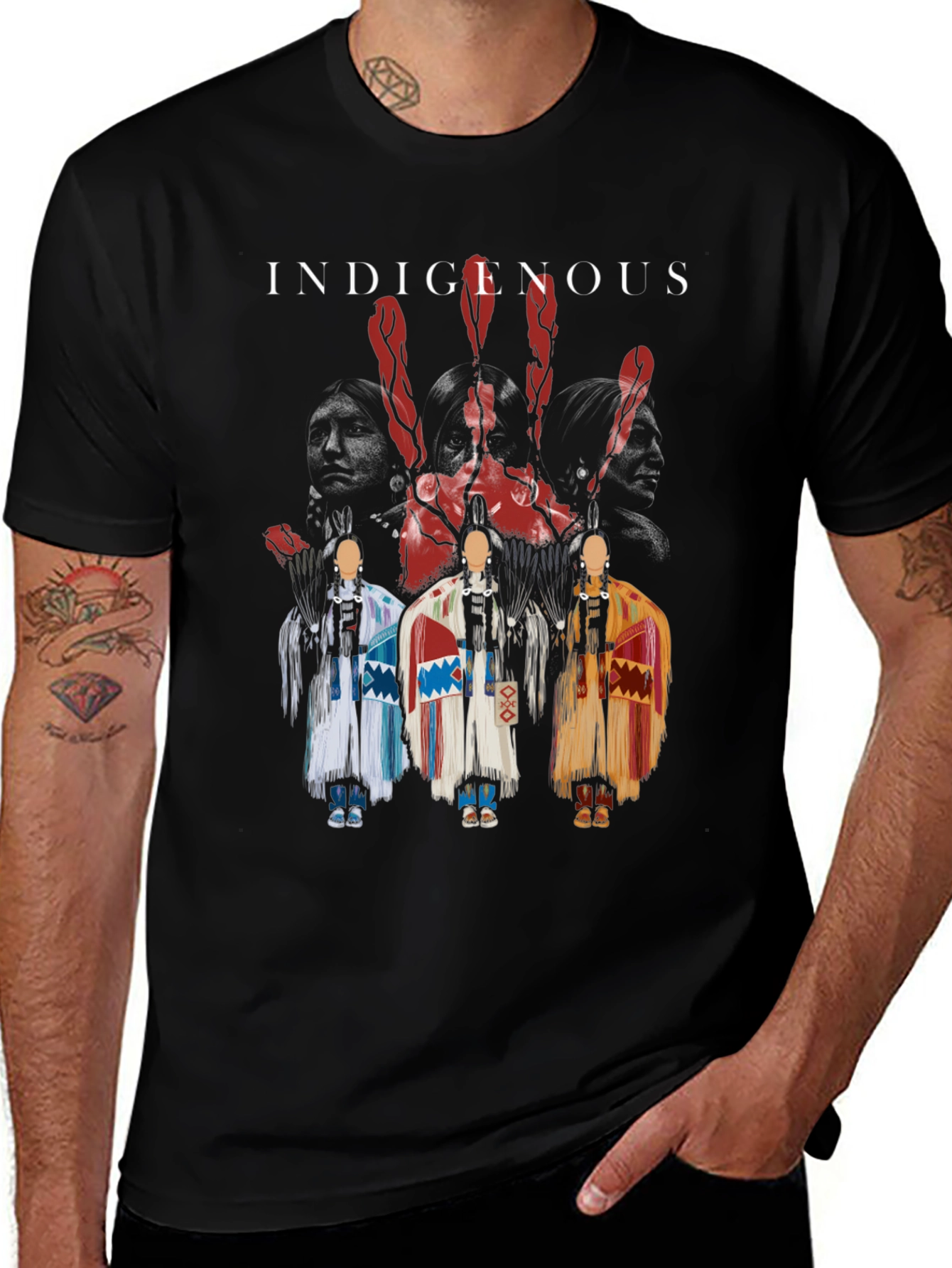 Indigenous Graphic Tee - Tribal Heritage Pride