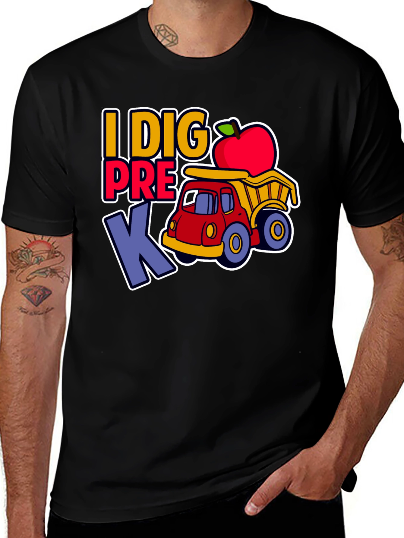 Variant 28 of I Dig Pre-K T-Shirt