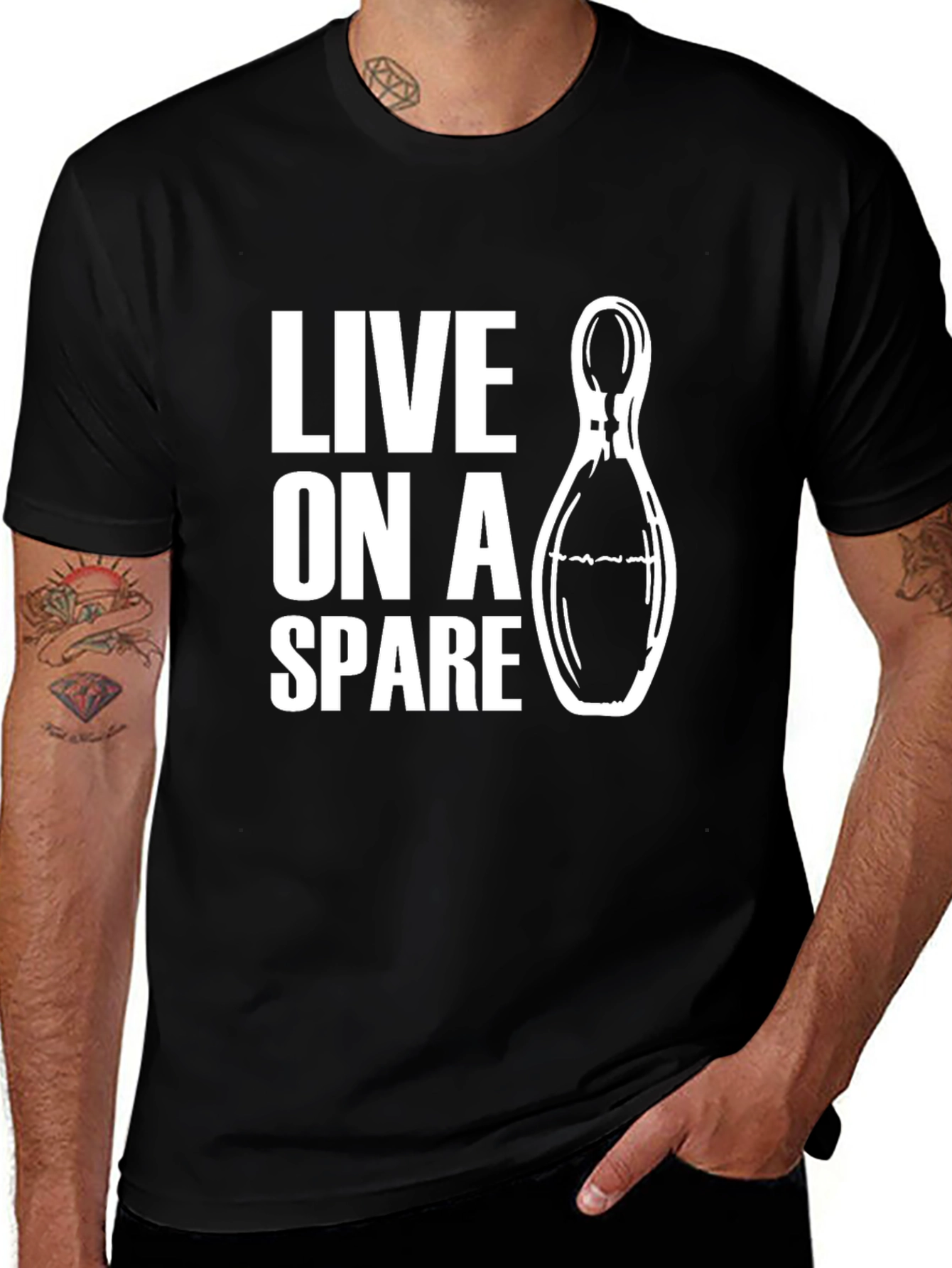 Live On A Spare Bowling T-Shirt