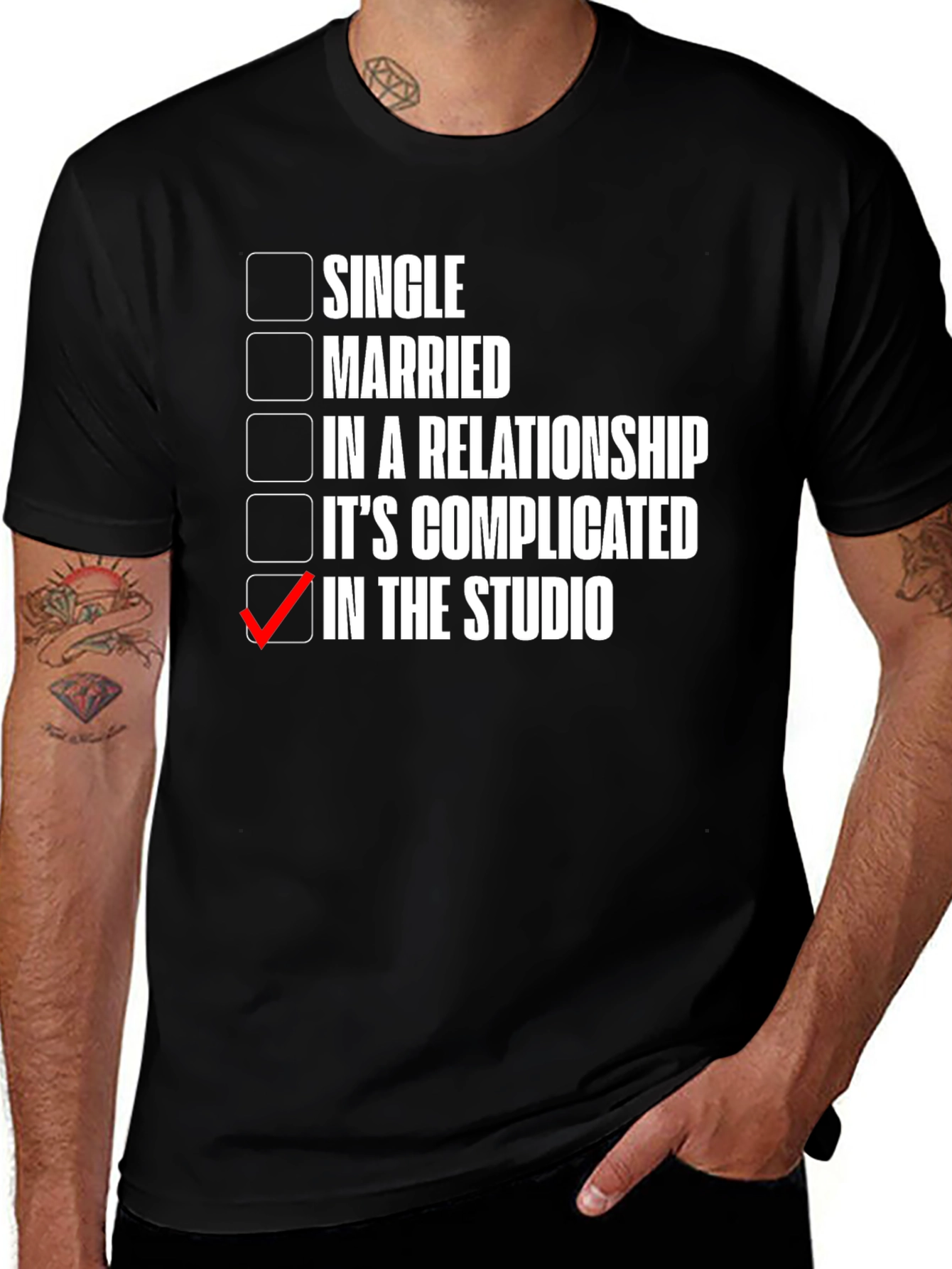 In the Studio Relationship Status T-Shirt