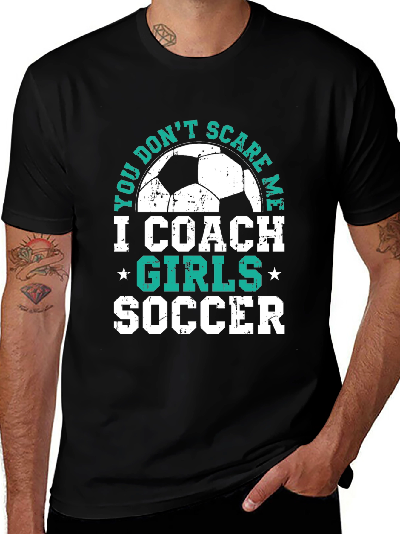 Variant 8 of Soccer Coach T-Shirt - Girls Soccer Tee