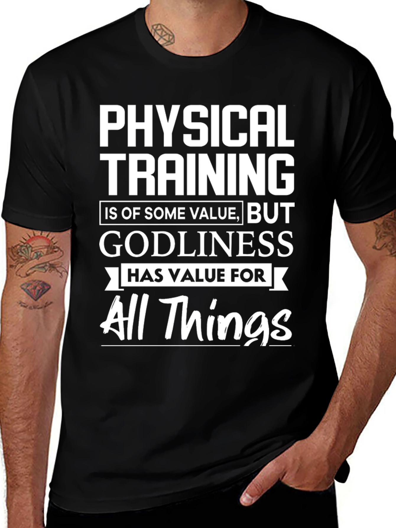 Variant 2 of Physical Training Godliness T-Shirt