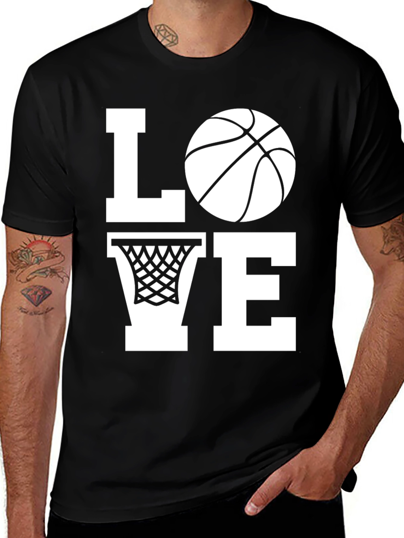 Variant 4 of Basketball LOVE T-Shirt