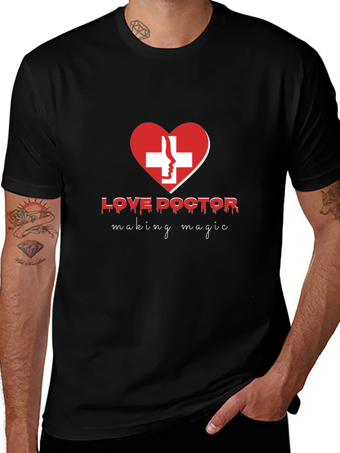 Variant 3 of Love Doctor Graphic T-Shirt