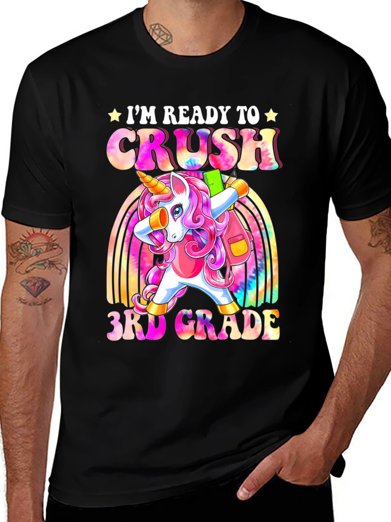 Variant 14 of Ready to Crush 3rd Grade Unicorn Kids T-Shirt