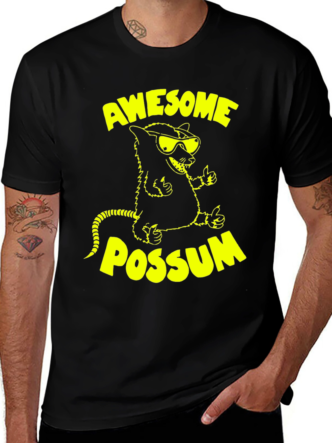 Awesome Possum Graphic T-Shirt