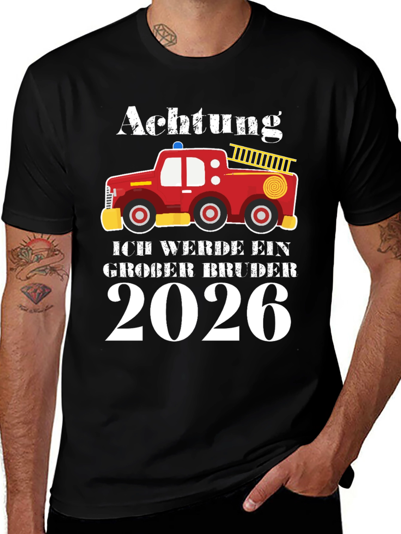 Variant 20 of Achtung! Big Brother 2026 Fire Truck Tee