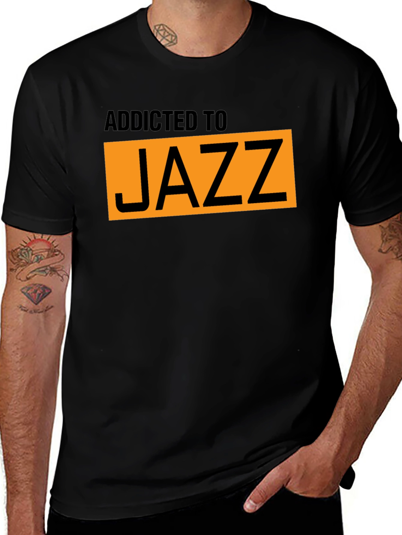 Variant 11 of Addicted to Jazz Graphic T-Shirt
