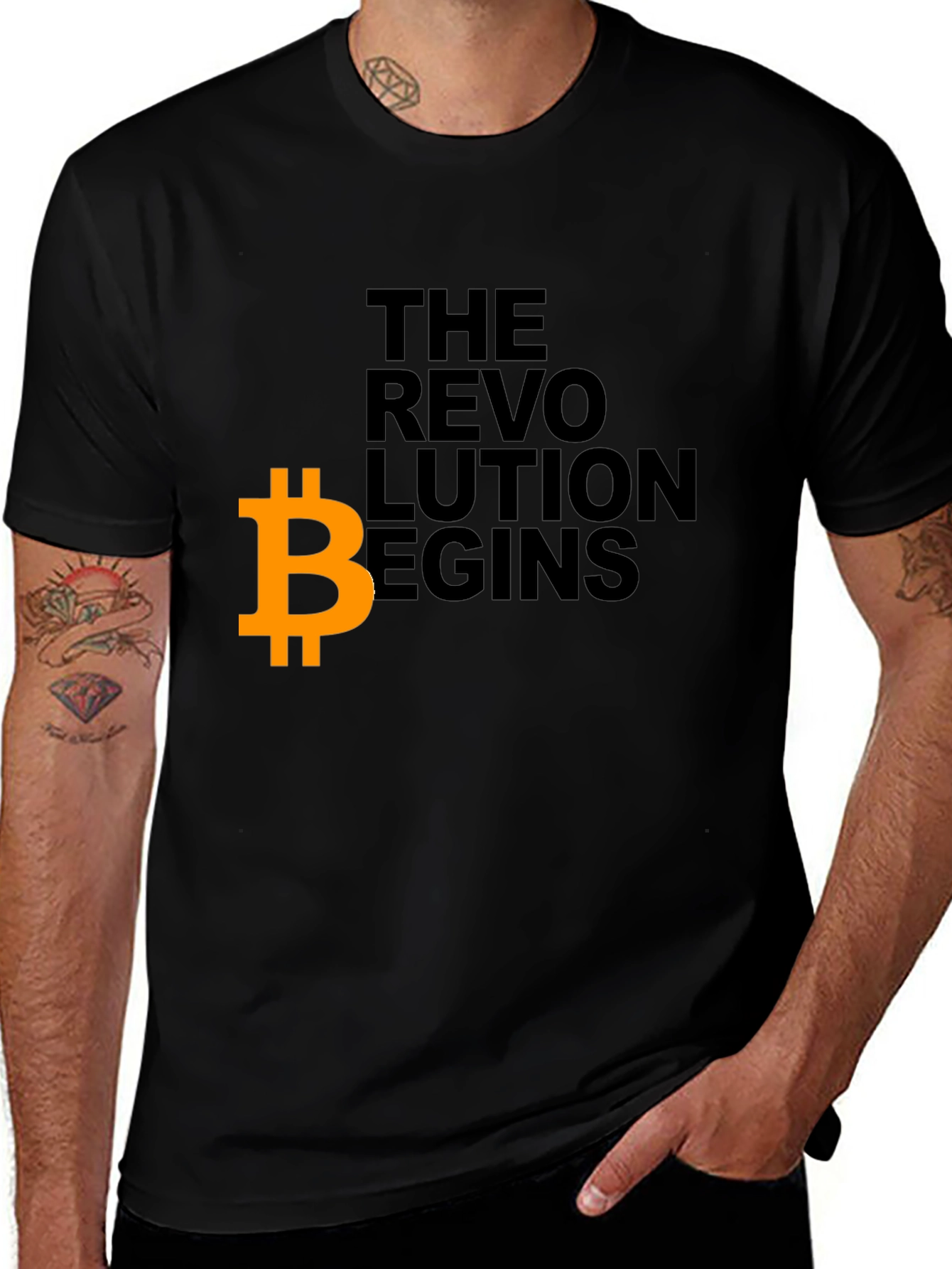 Variant 30 of Bitcoin Revolution T-Shirt - Crypto Tee