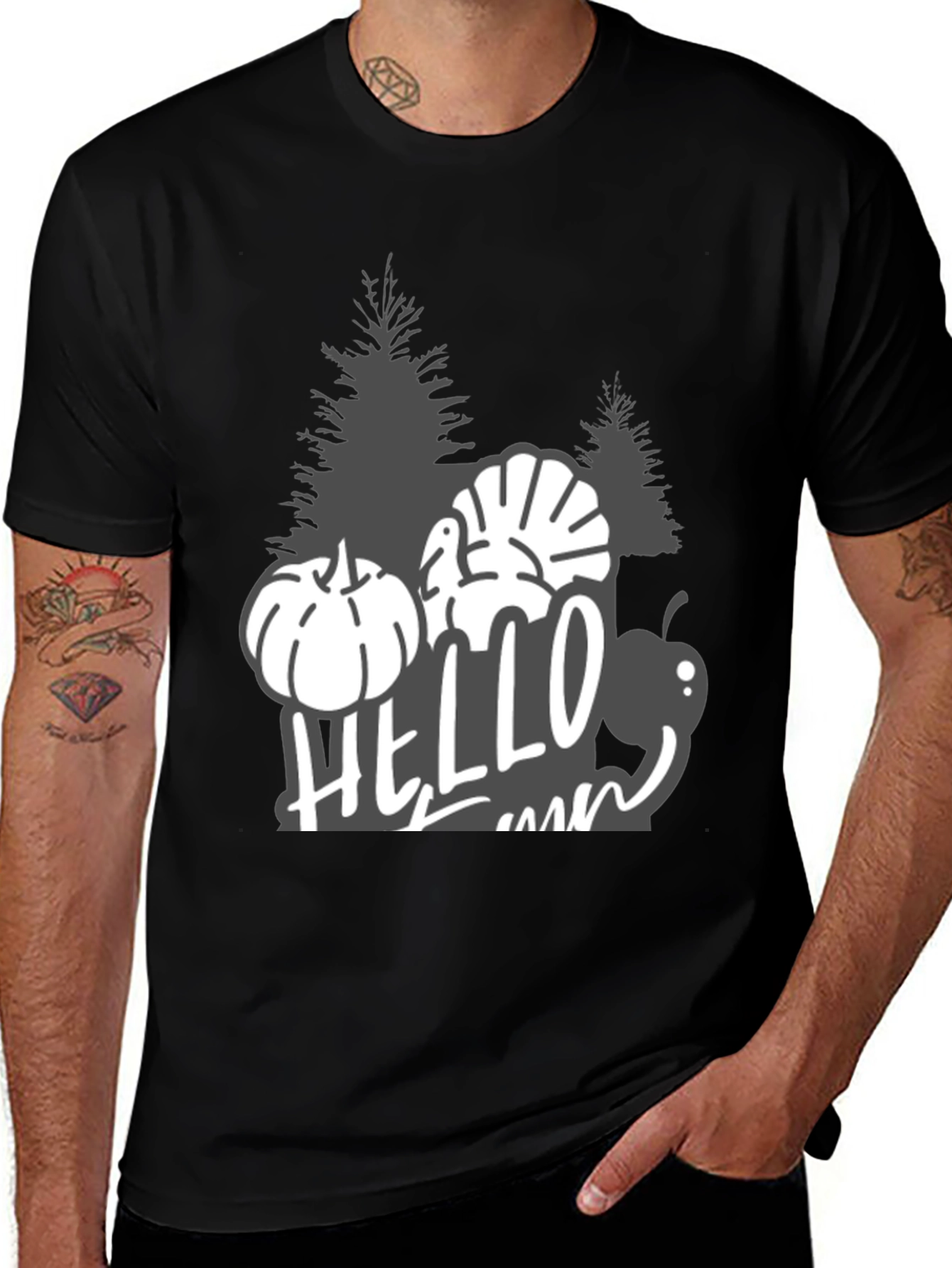 Variant 11 of Hello Autumn Graphic Tee