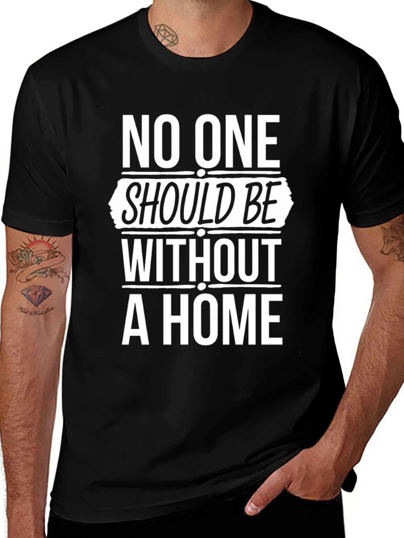 Variant 11 of No One Should Be Without a Home T-Shirt