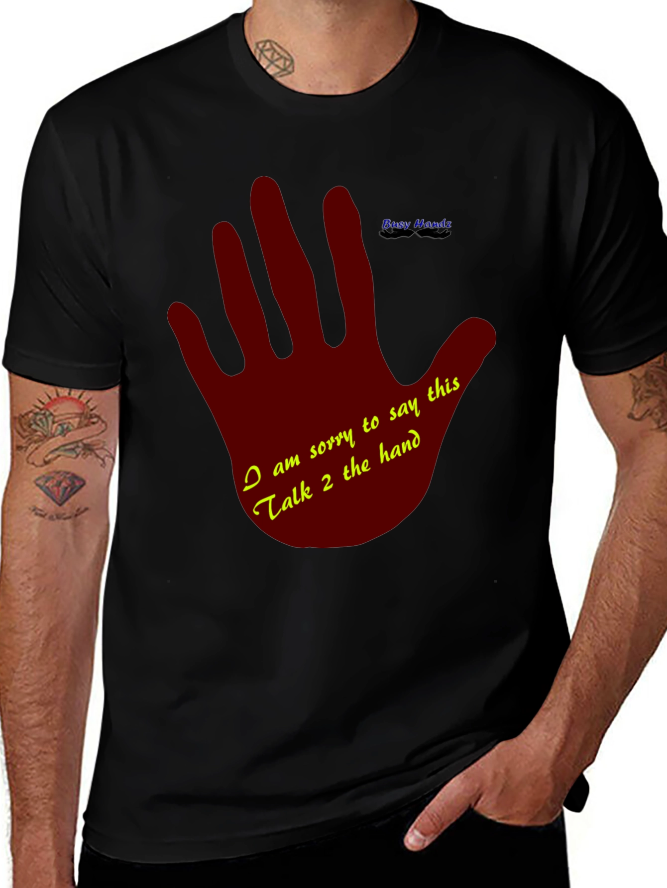 Variant 22 of Talk to the Hand Graphic T-Shirt
