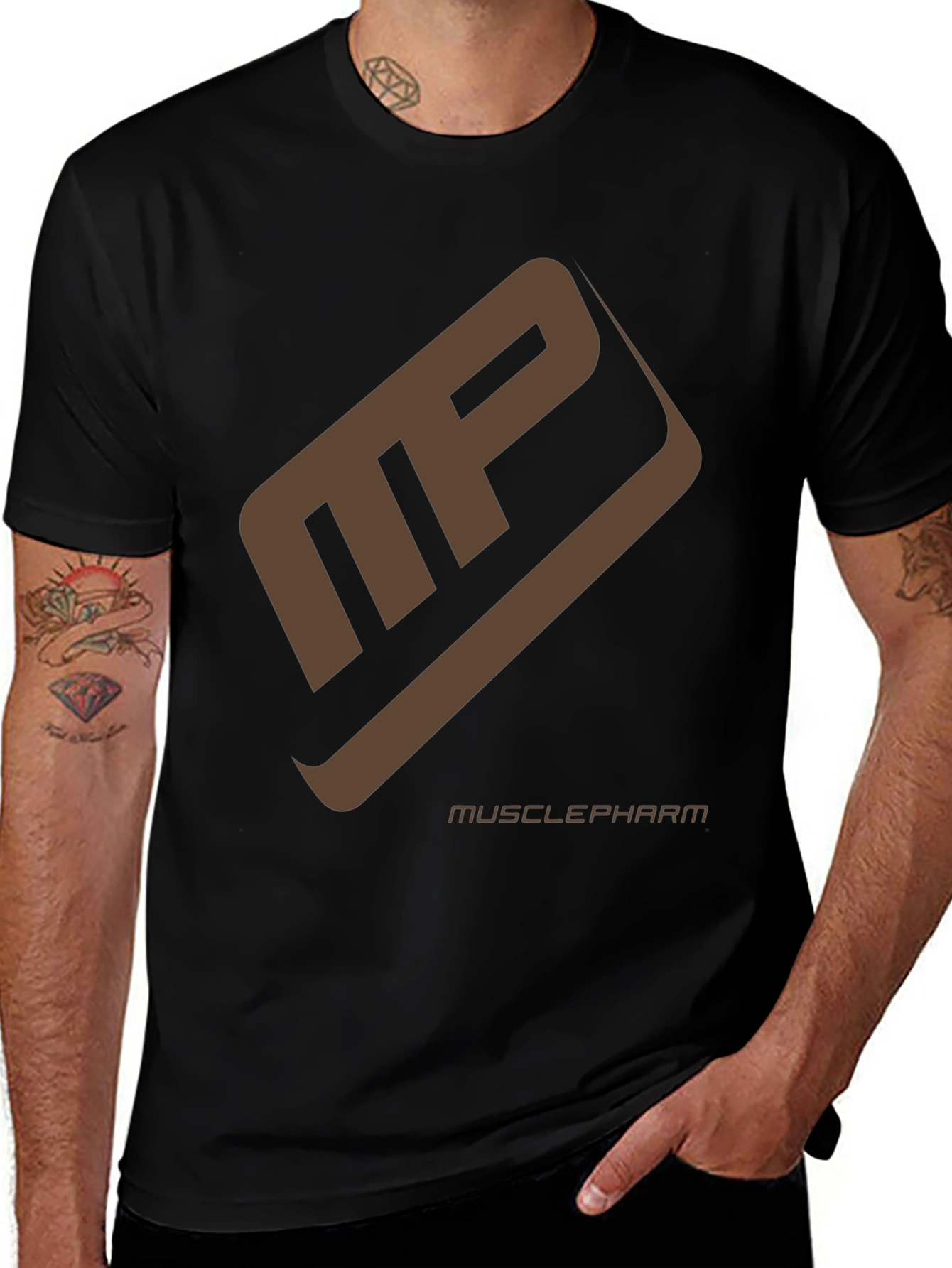 MusclePharm Black Graphic T-Shirt